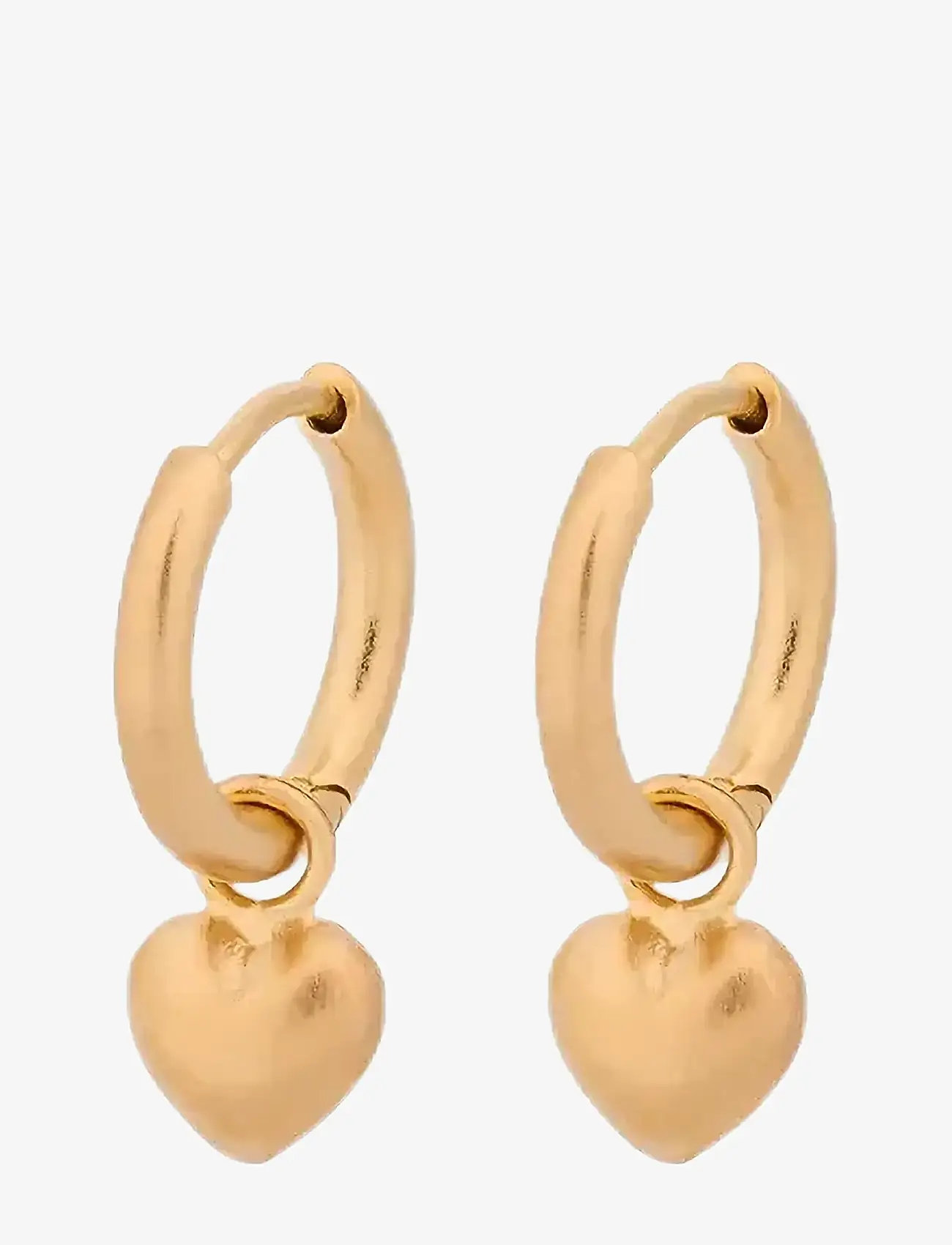 Pernille Corydon - Heart Huggies - hringeyrnalokkar - gold - 1