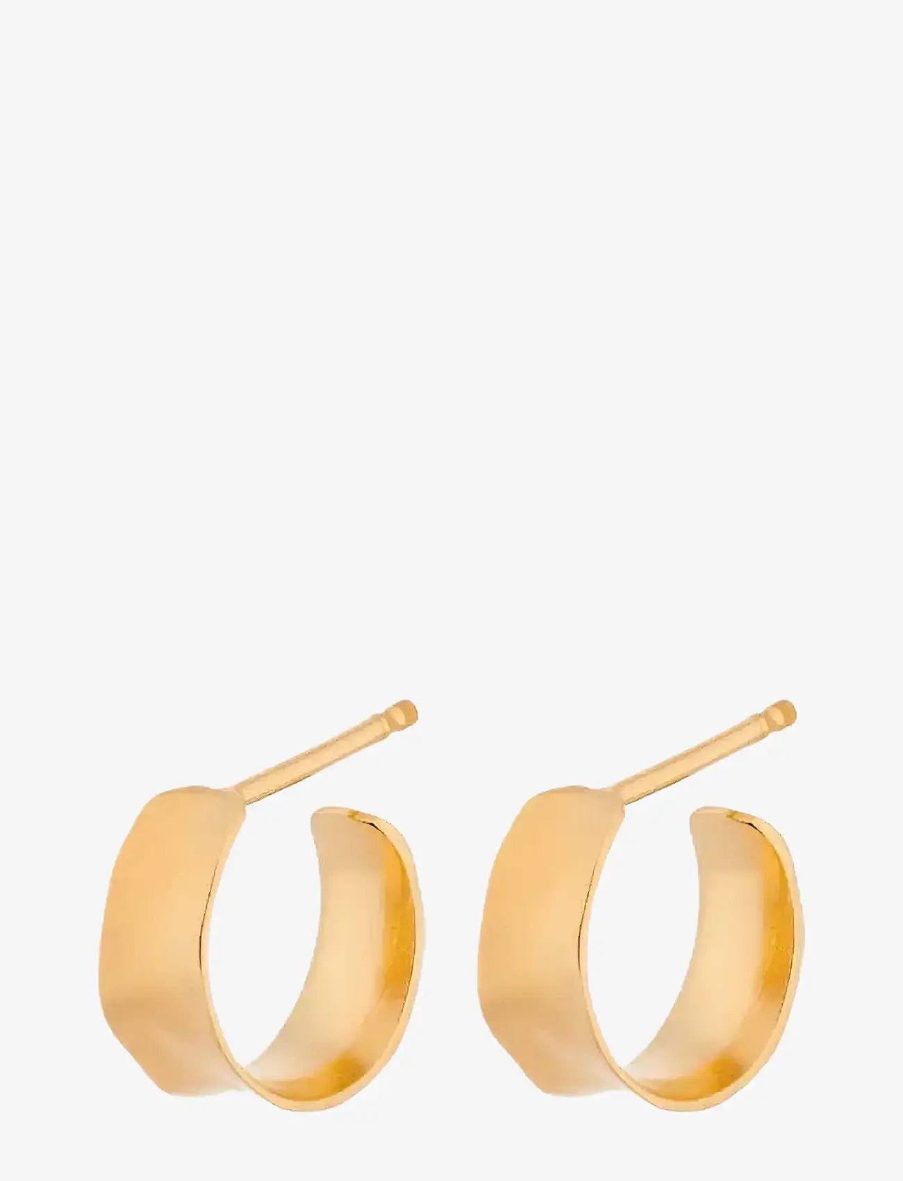 Pernille Corydon - Mini Saga Earrings - kreolen - gold - 1
