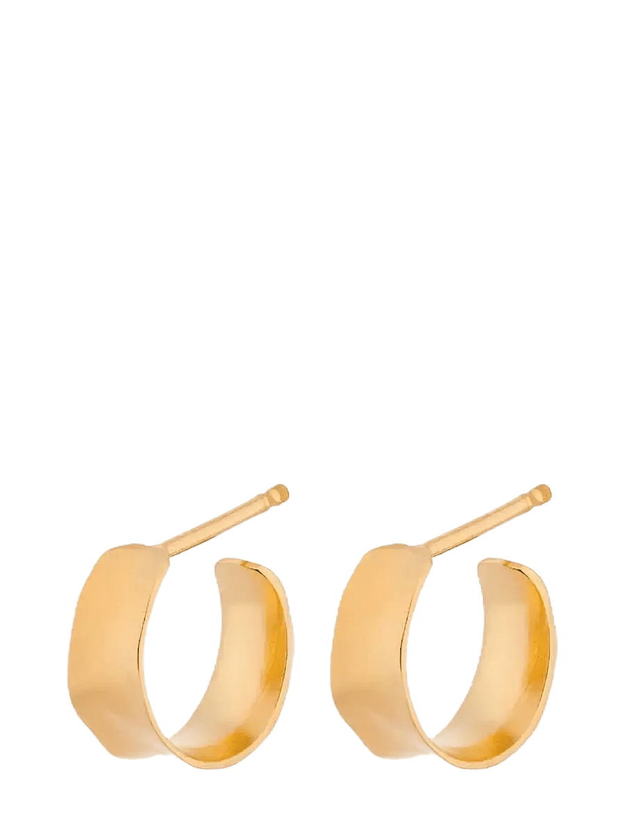Pernille Corydon - Mini Saga Earrings - kreolen - gold - 1