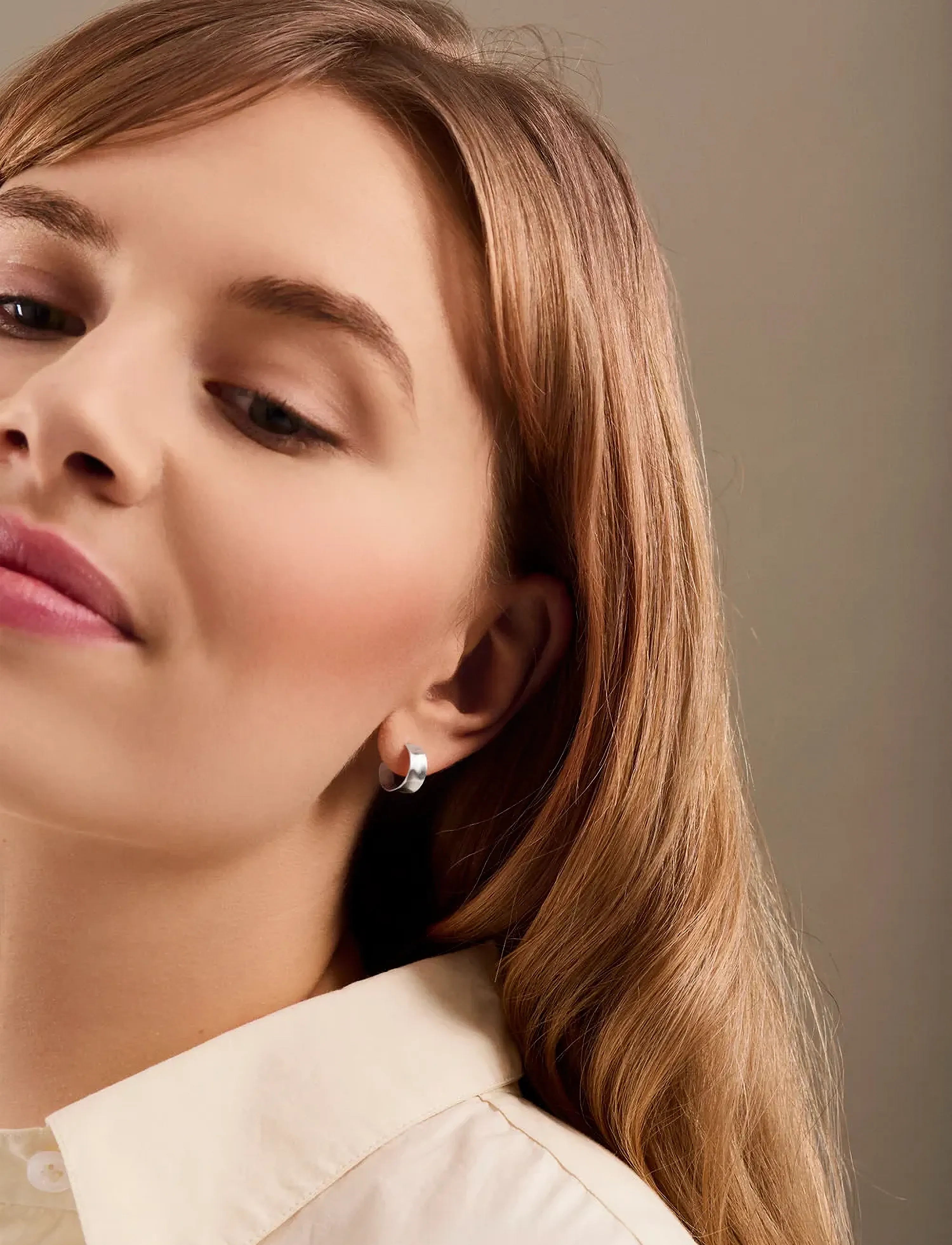 Pernille Corydon Mini Saga Earrings, One Size, Gold, Øreringe > Creoler, Dame