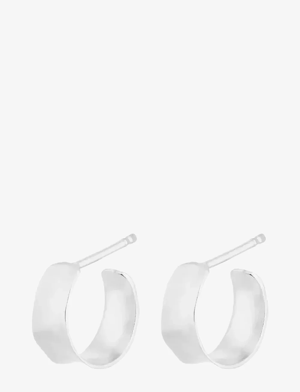 Pernille Corydon - Mini Saga Earrings - creoler & hoops - silver - 1