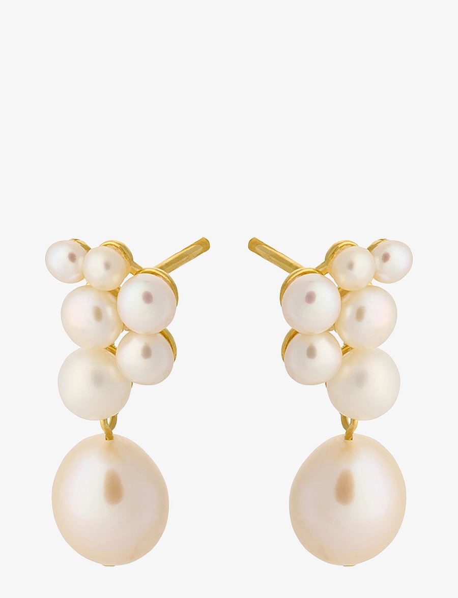 Pernille Corydon - Ocean Treasure Earsticks - wiszące kolczyki - goldplated sterling silver - 1