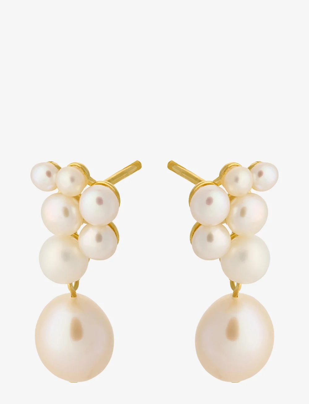 Pernille Corydon - Ocean Treasure Earsticks - hängande örhängen - goldplated sterling silver - 2