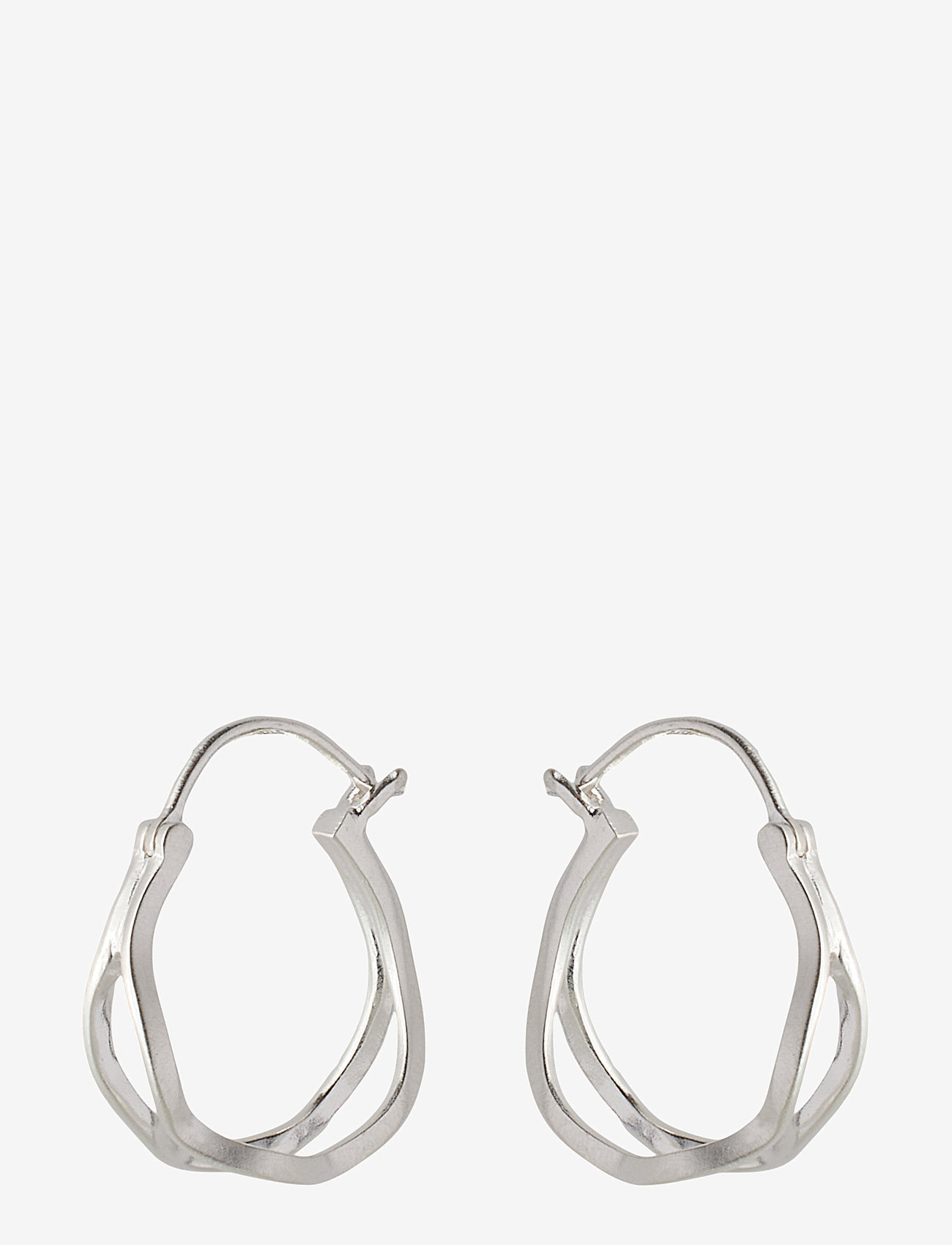 Pernille Corydon - Stream Hoops - silver - 1