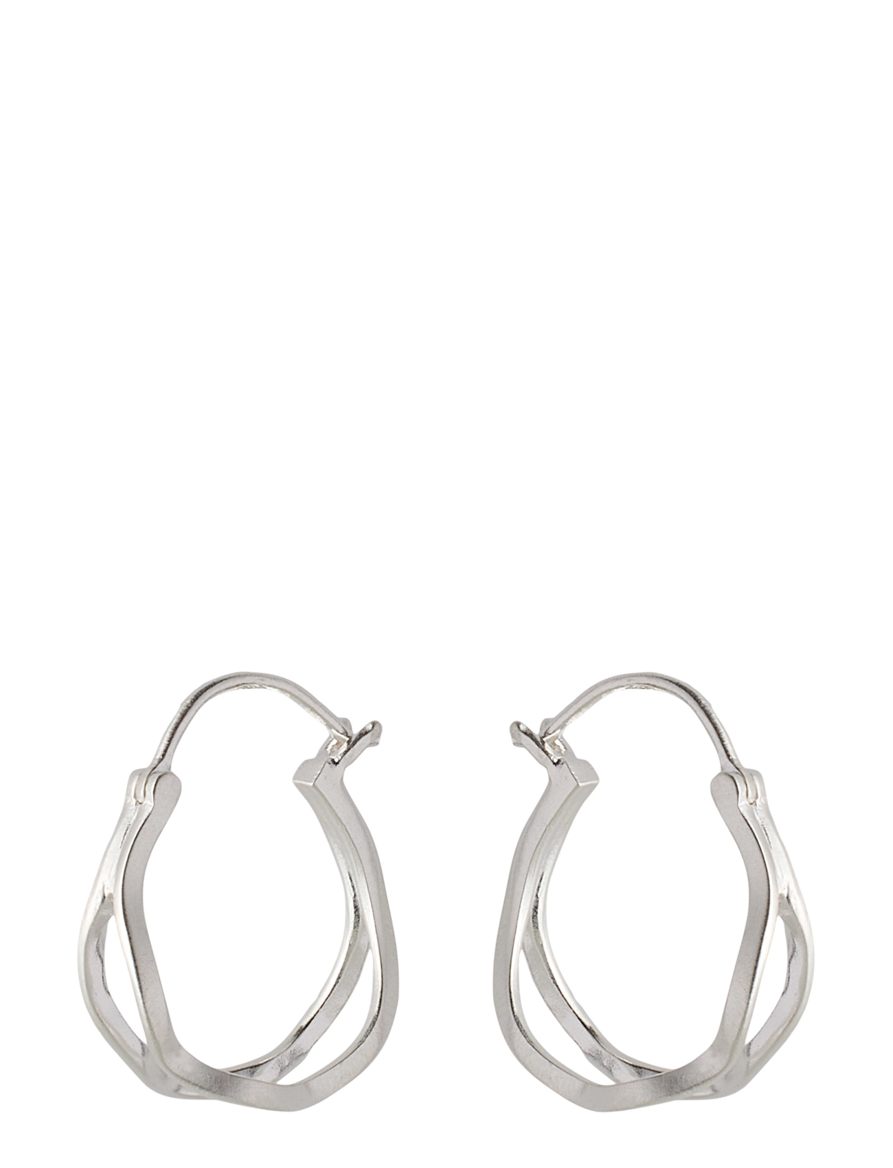 Pernille Corydon Stream Hoops - Kreolen - SILVER / silver