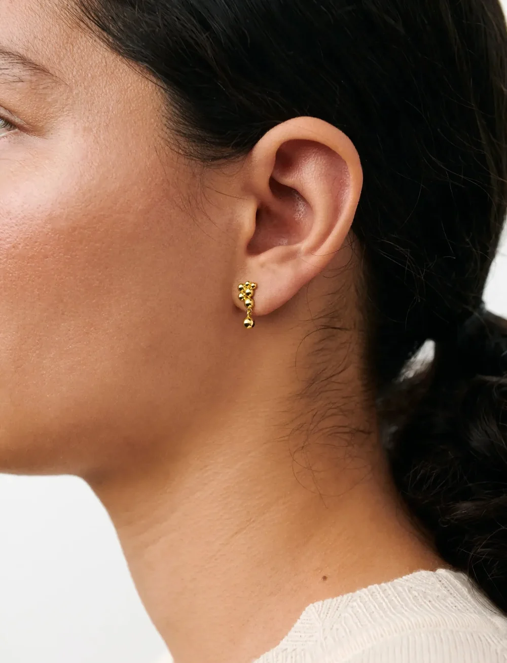 Pernille Corydon - Pebble Earrings - ohrstecker - gold - 0