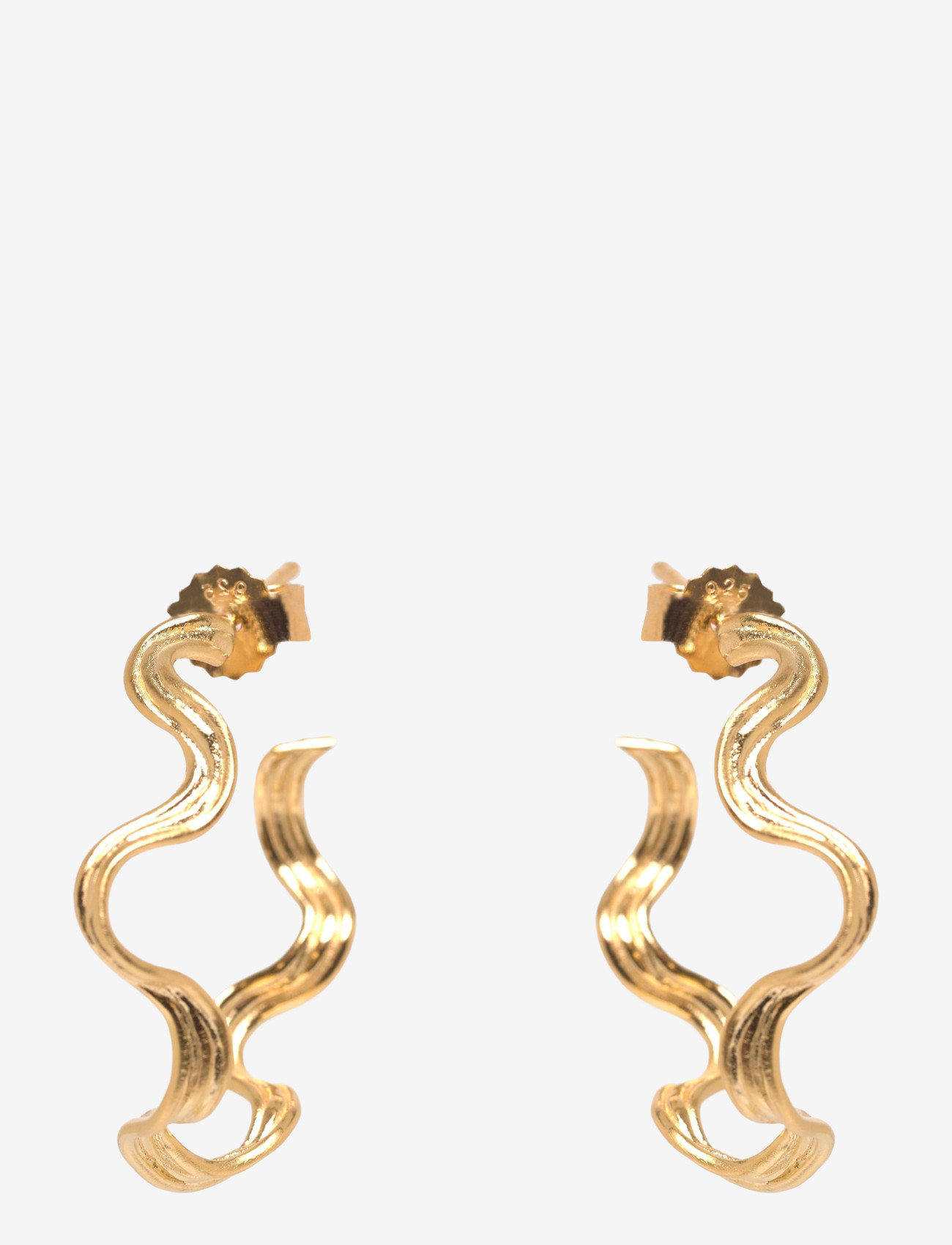 Pernille Corydon - Hellir Hoops - kreolen - gold plated recycled sterling silver - 0