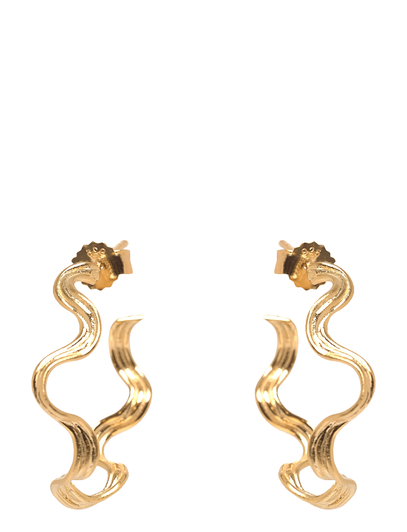 Pernille Corydon - Hellir Hoops - kreolen - gold plated recycled sterling silver - 0