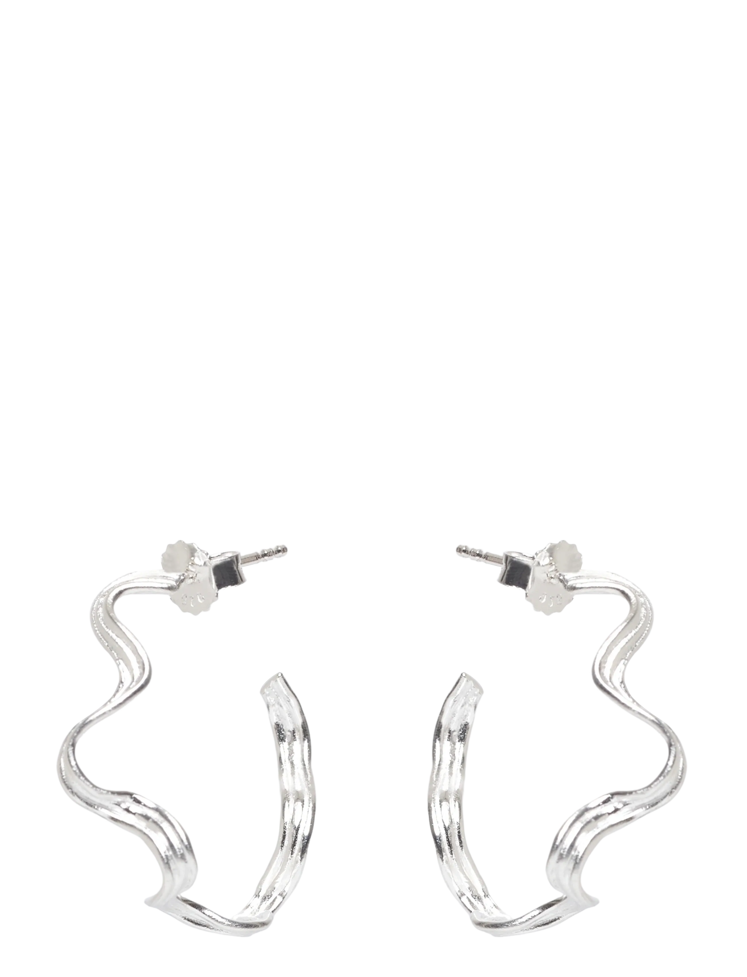 Pernille Corydon Hellir Hoops -  - RECYCLED STERLING SILVER / silver