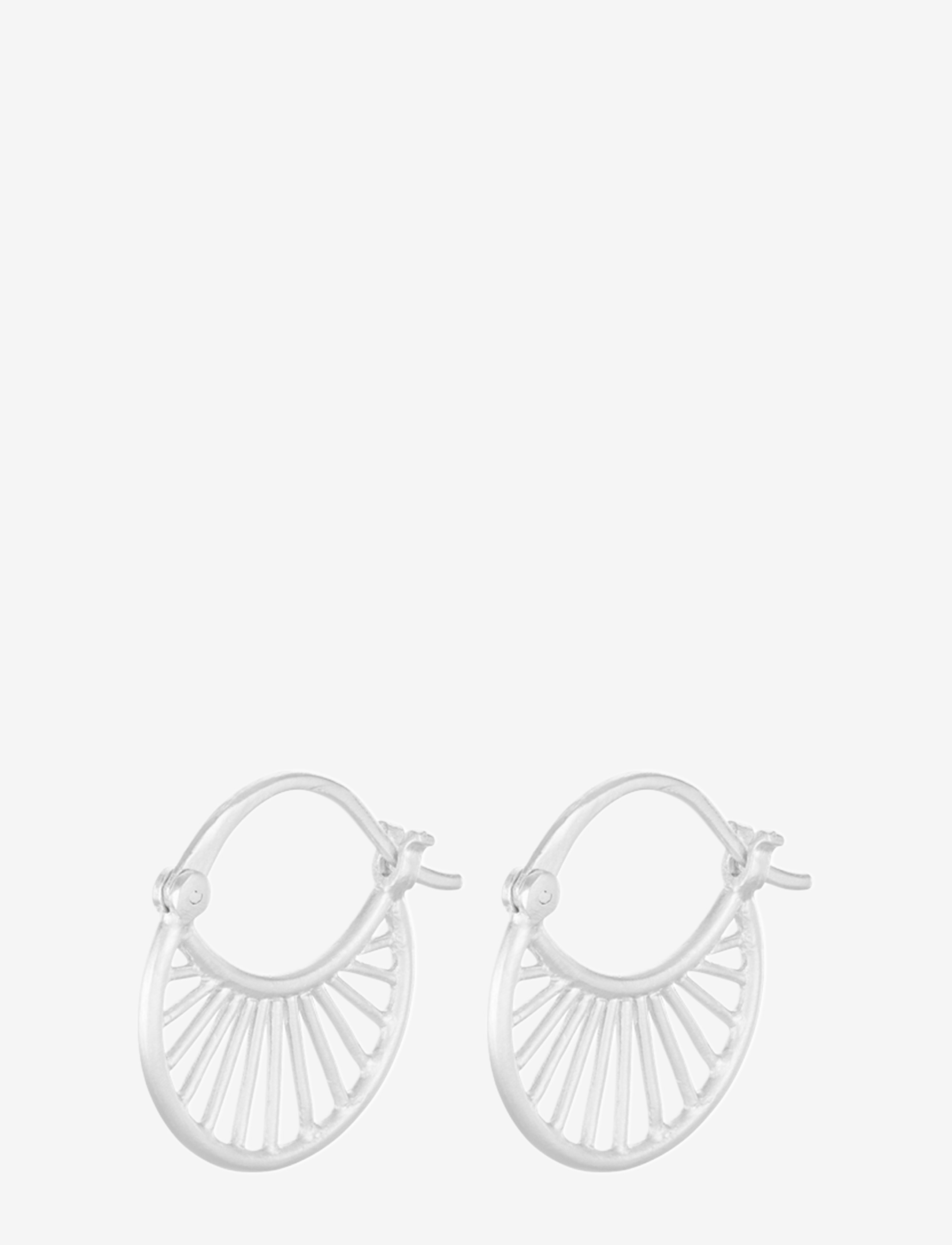 Pernille Corydon Small Daylight Earrings - 16mm - Ohrhänger - SILVER / silver