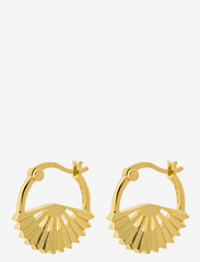 Pernille Corydon - Small Sphere Earrings - korvarenkaat - goldplated sterling silver - 0
