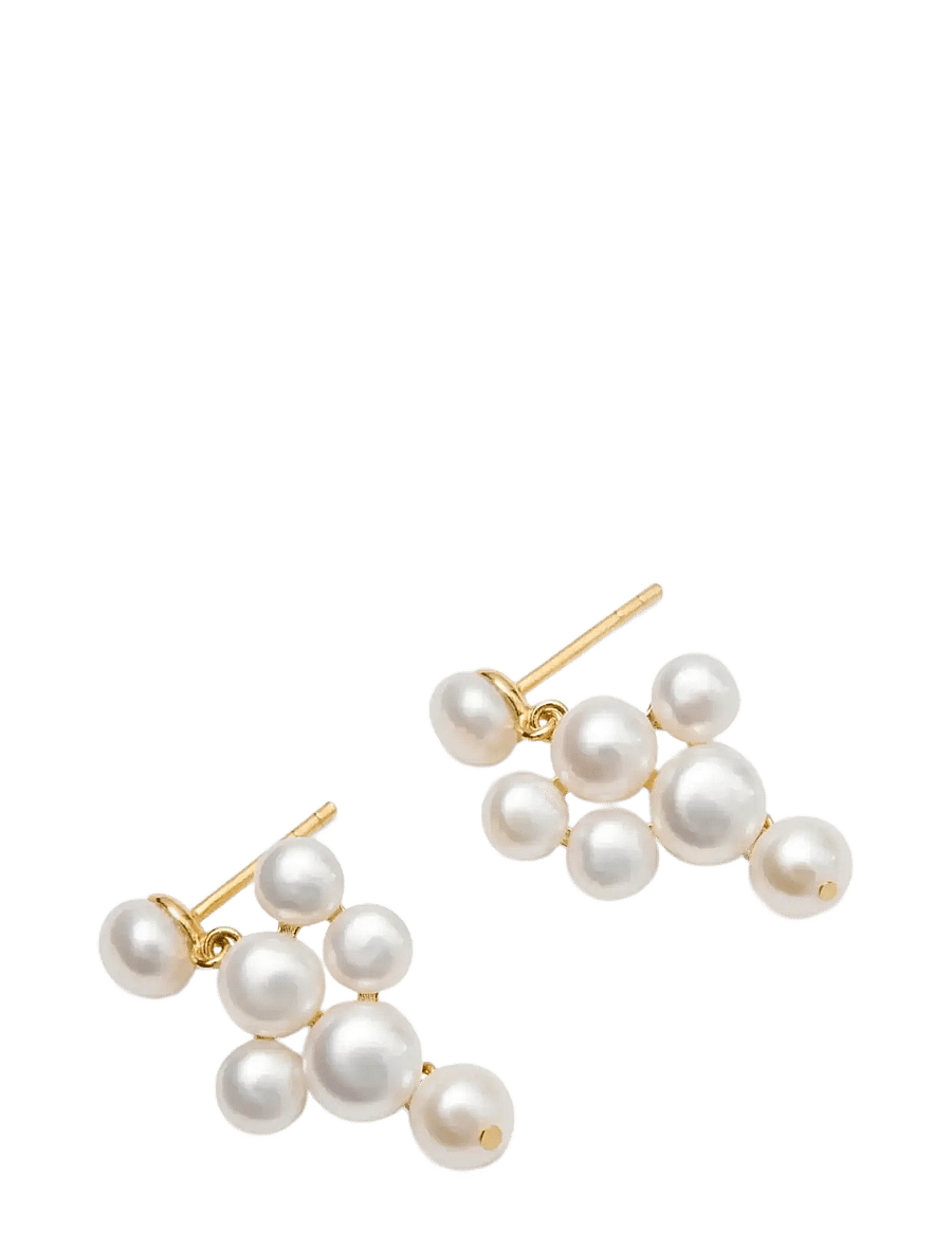 Pernille Corydon - Blossom Earrings - ohrstecker - gold plated recycled sterling silver - 0