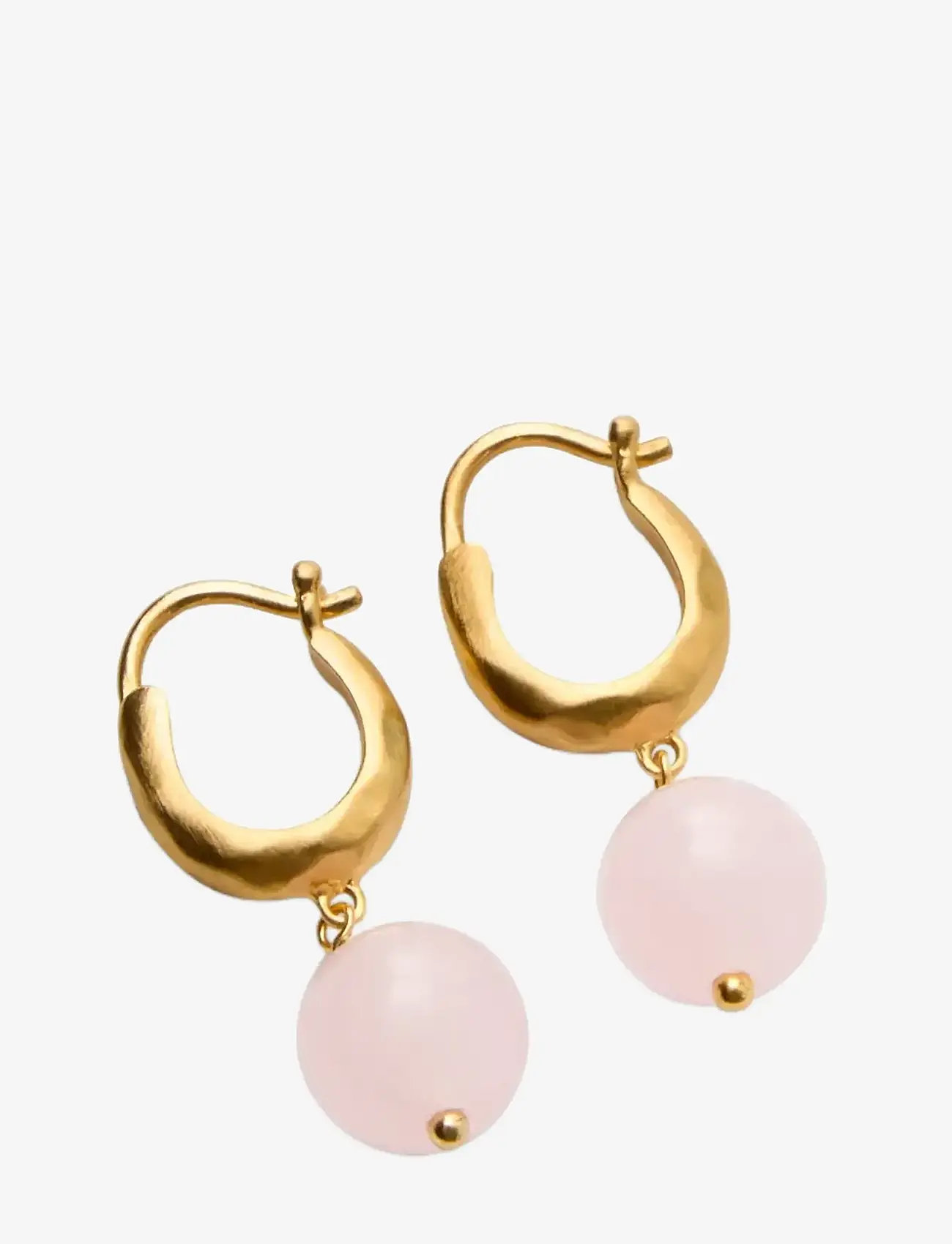 Pernille Corydon - Blush Earrings - creoler & hoops - gold plated recycled sterling silver - 0