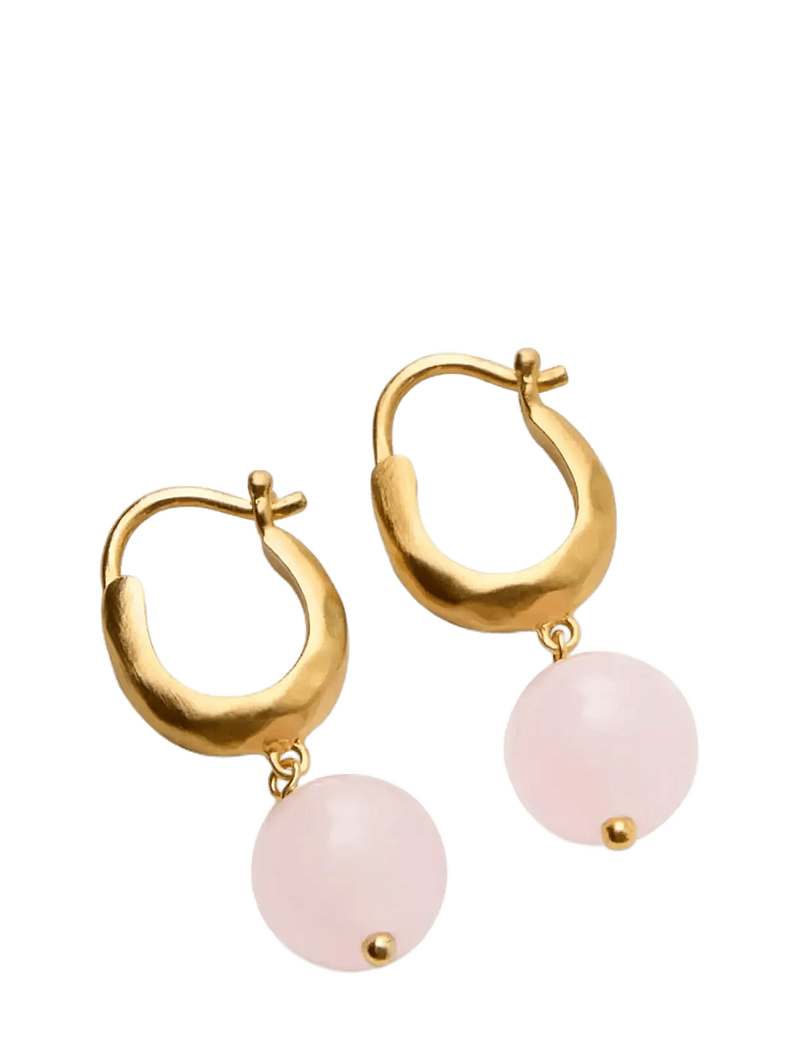 Pernille Corydon - Blush Earrings - creoler & hoops - gold plated recycled sterling silver - 0