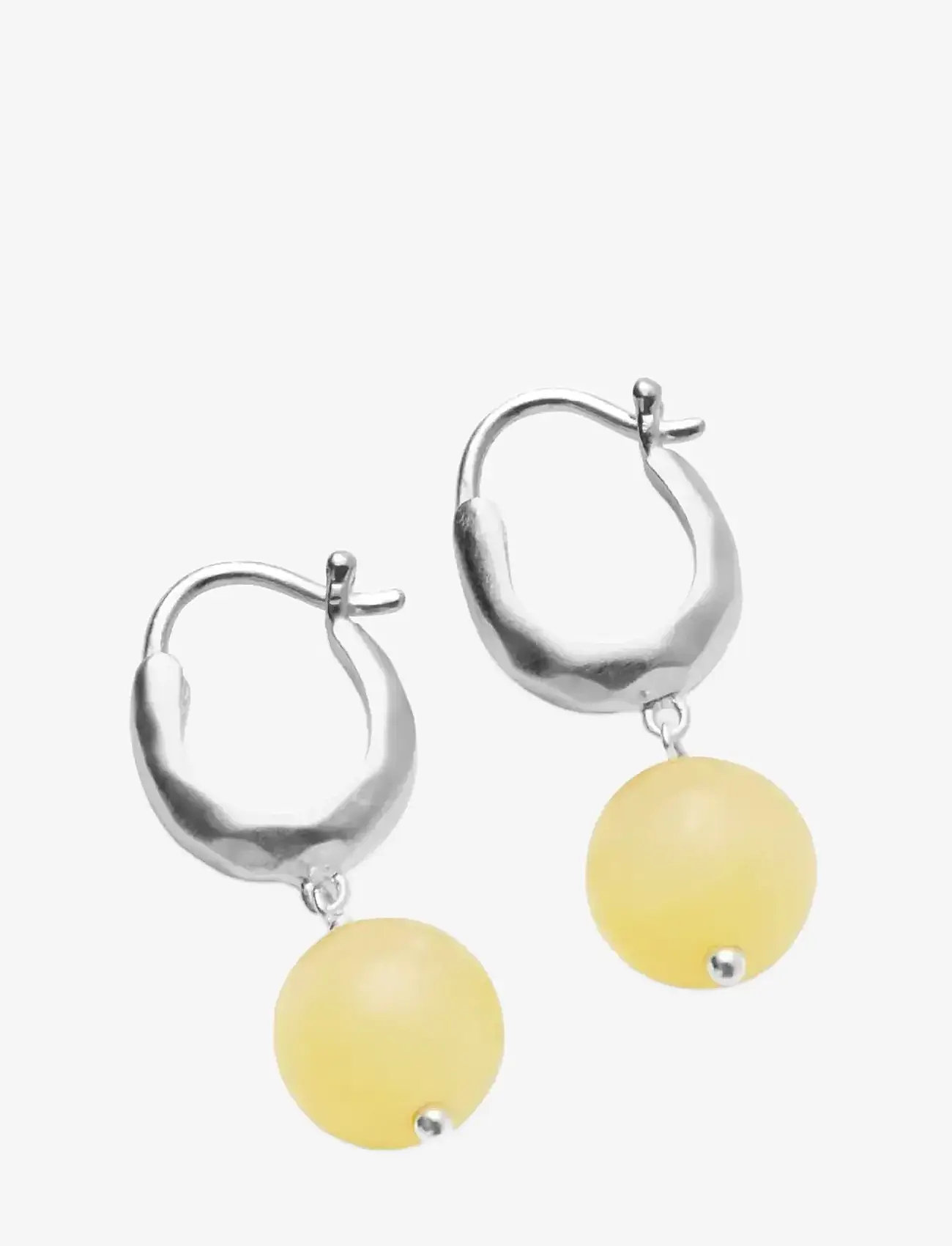 Pernille Corydon - Honey Earrings - hoops - recycled sterling silver - 1
