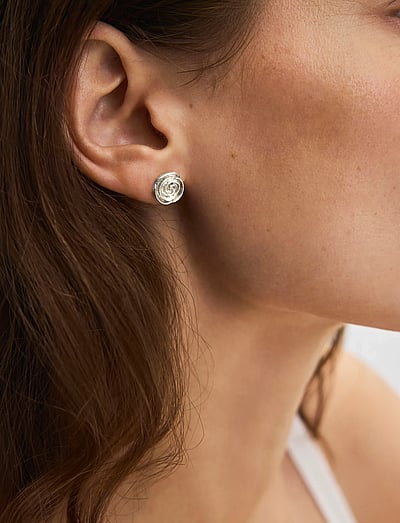 Pernille Corydon Rose Earsticks - Örhängen - RECYCLED STERLING SILVER / silver