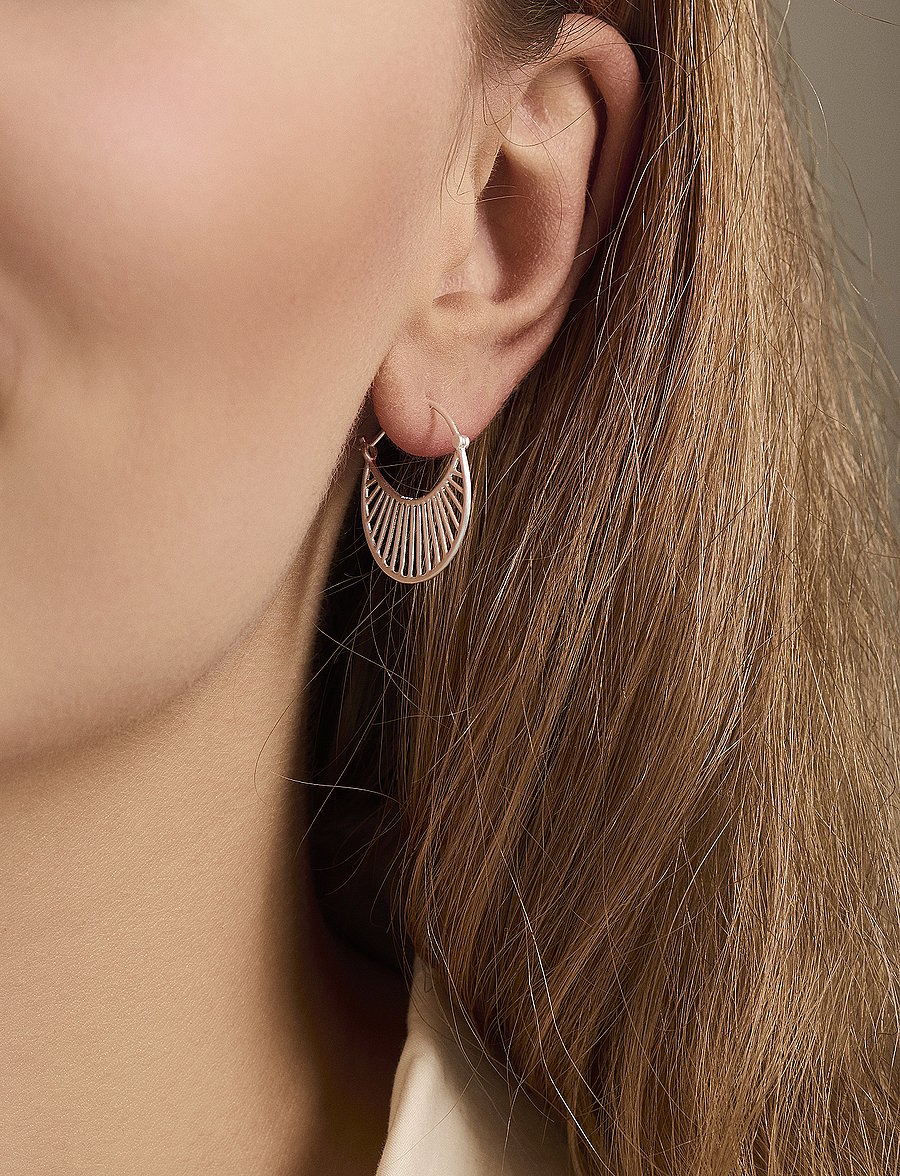 Pernille Corydon - Daylight Earring size 22 mm - Øreringe med vedhæng - silver - 0