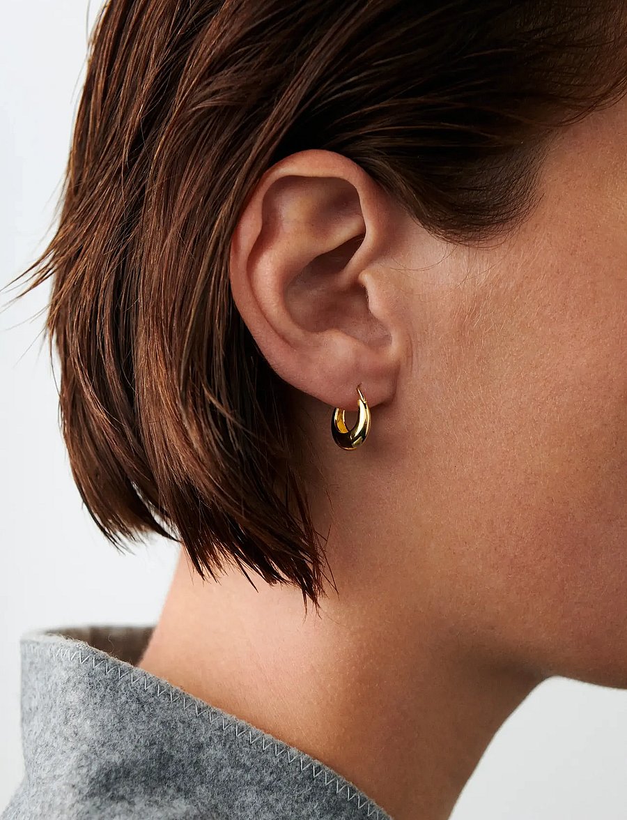 Pernille Corydon - Small Atlas Earrings - gold - 0