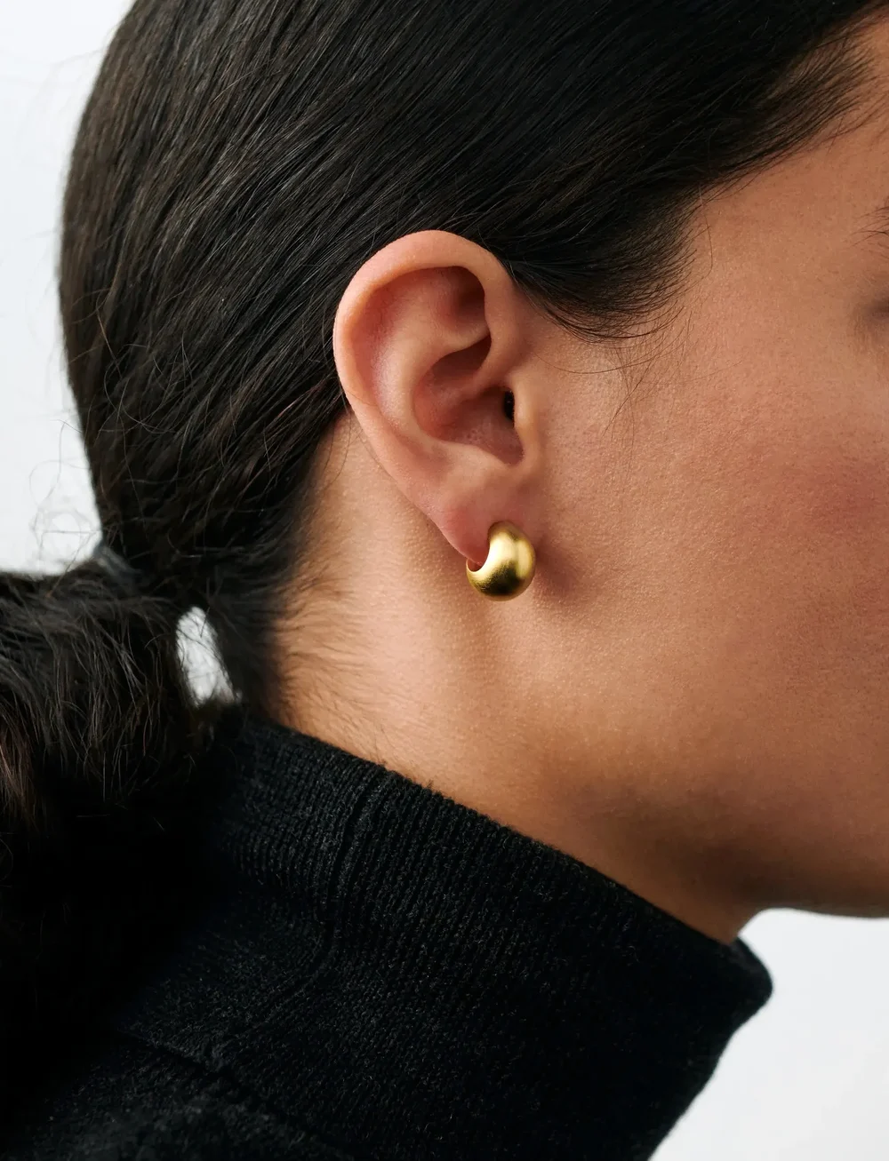 Pernille Corydon - Small Echo Hoops - kreolen - gold - 0