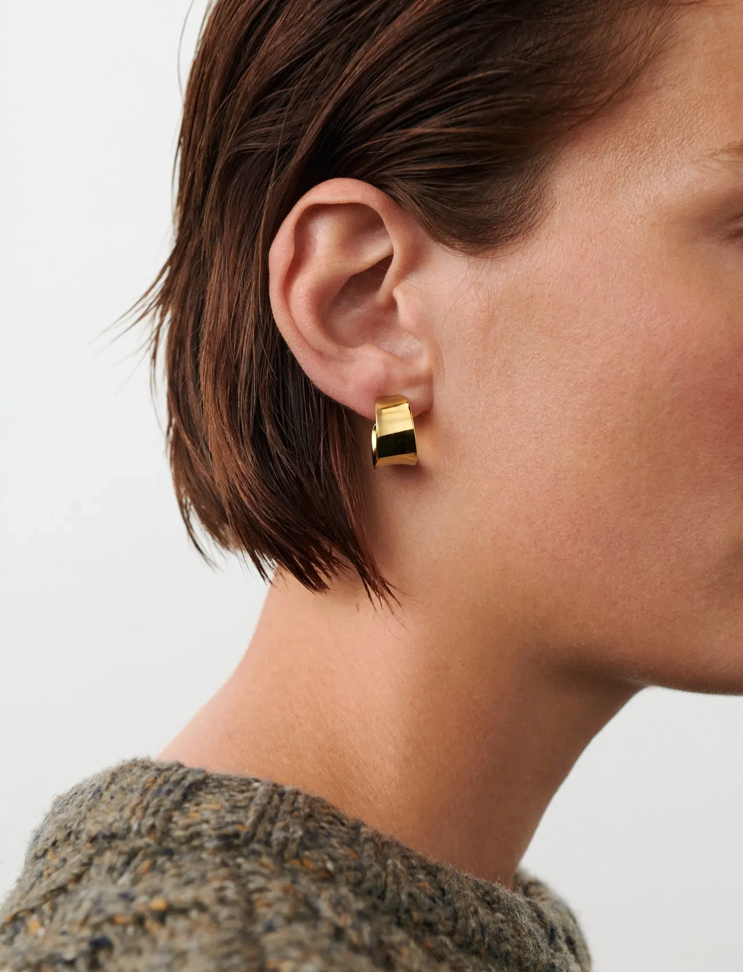 Pernille Corydon Reflection Hoops - Accessories - GOLD / gold