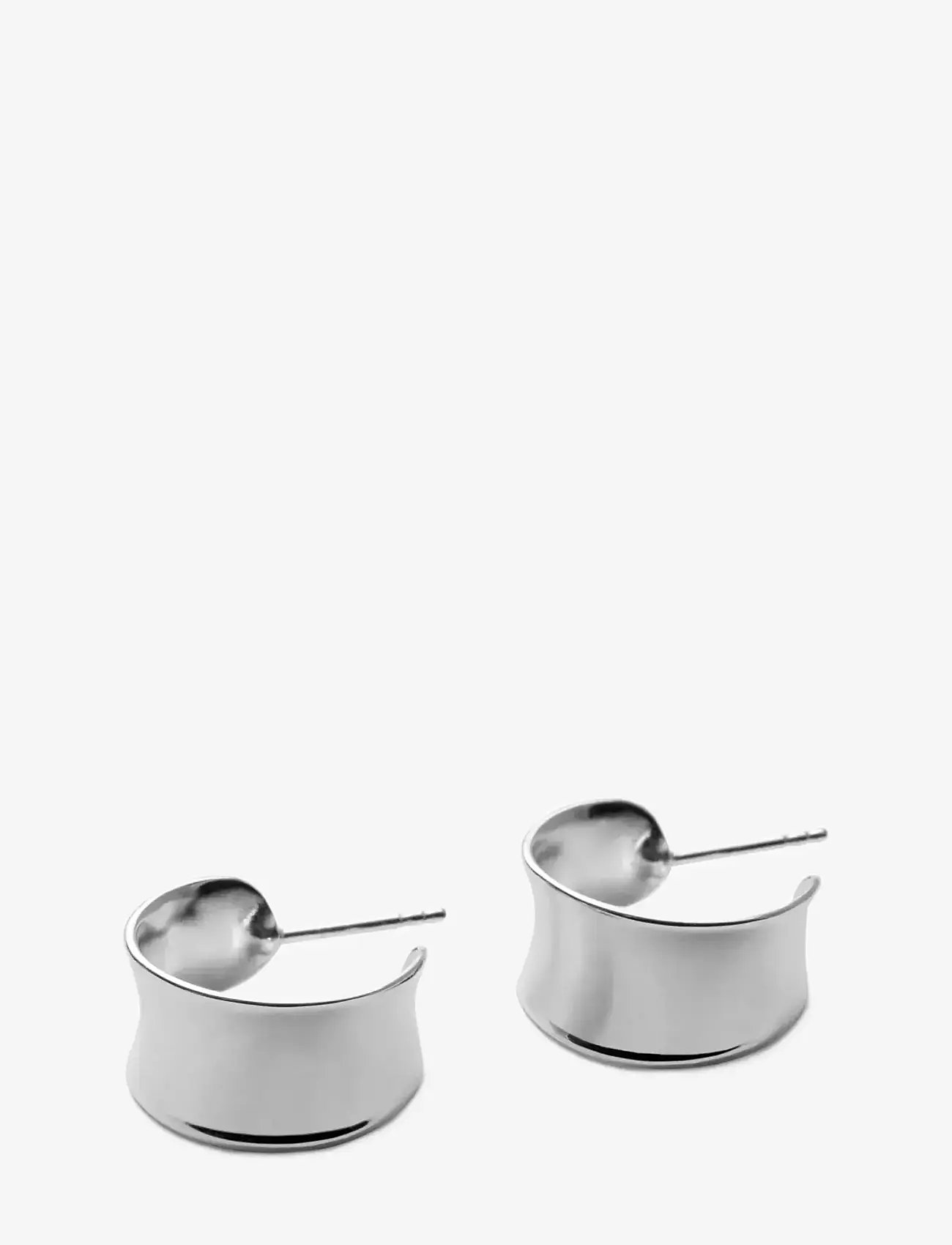 Pernille Corydon - Reflection Hoops - kreolen - silver - 0