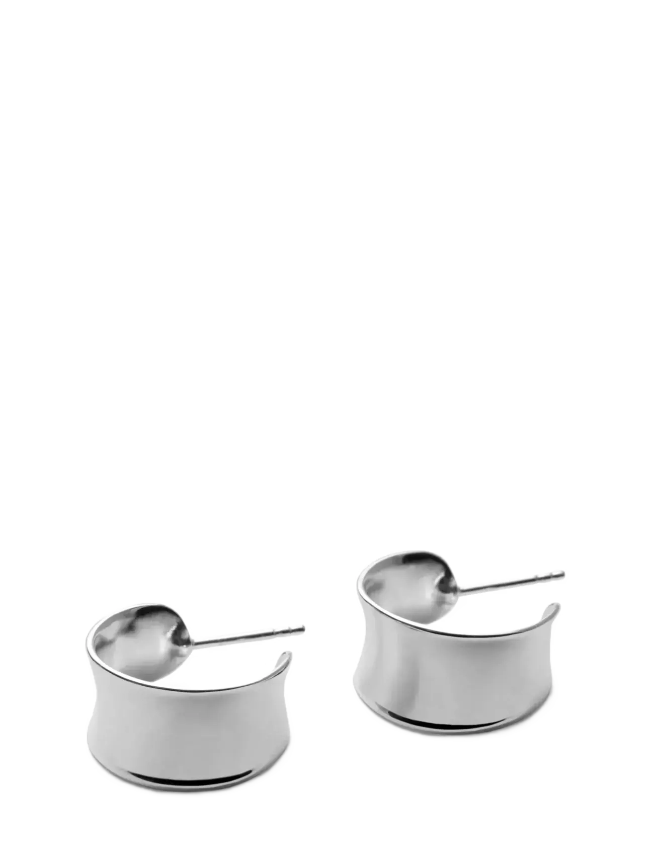 Pernille Corydon Reflection Hoops - Pernille Corydon - SILVER / silver