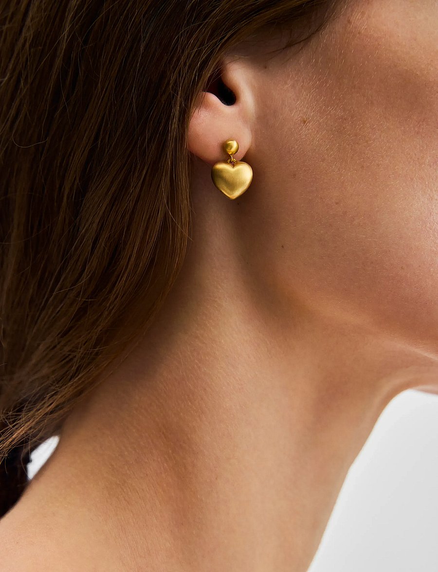 Pernille Corydon - Desire Earrings - Øreringe med vedhæng - gold plated recycled sterling silver - 1