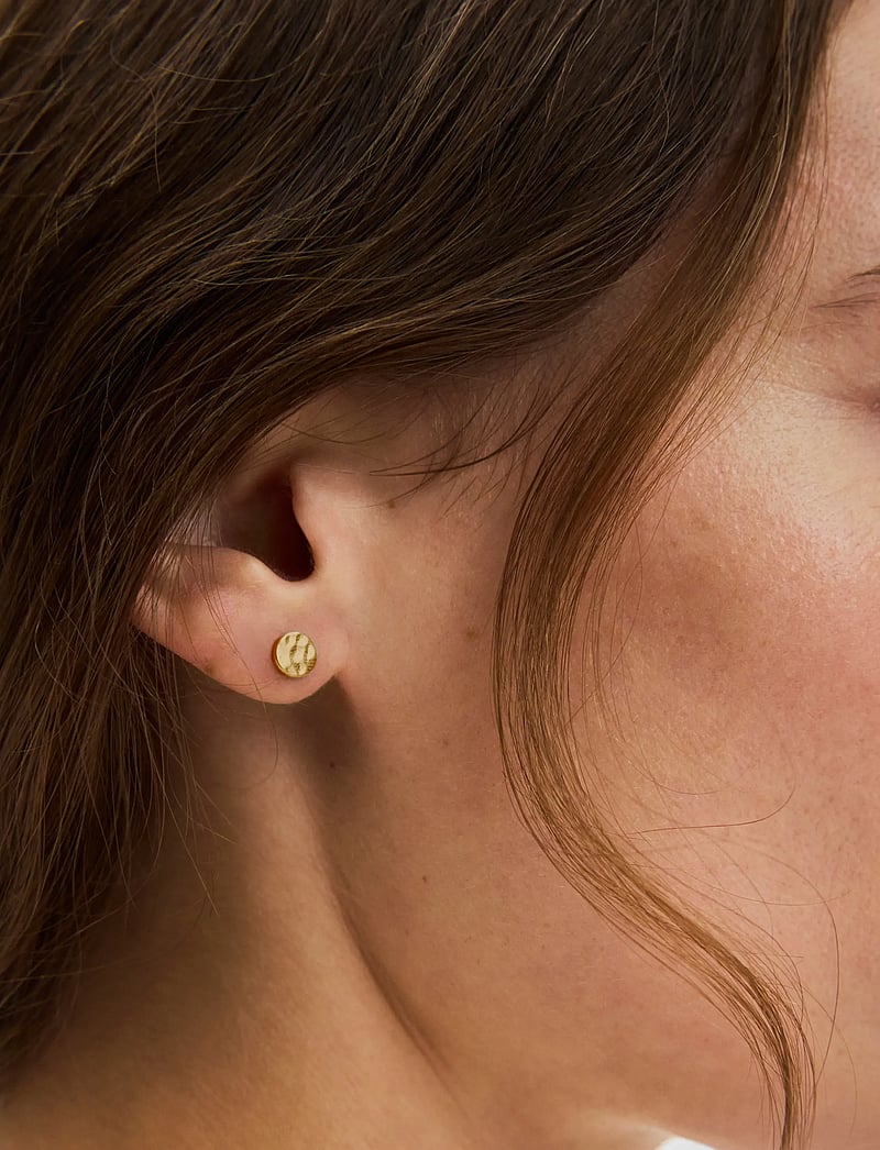 Pernille Corydon - Dot Earsticks - gold plated recycled sterling silver - 1