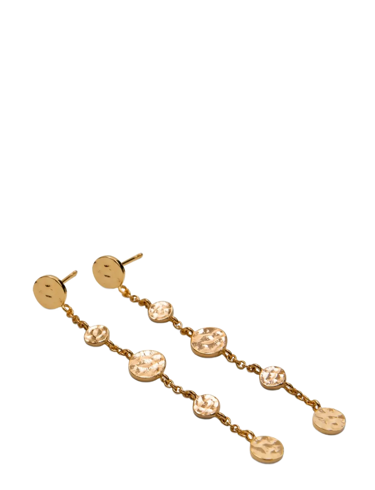 Pernille Corydon Dot Earrings - Pendant earrings - GOLD PLATED RECYCLED STERLING SILVER / gold