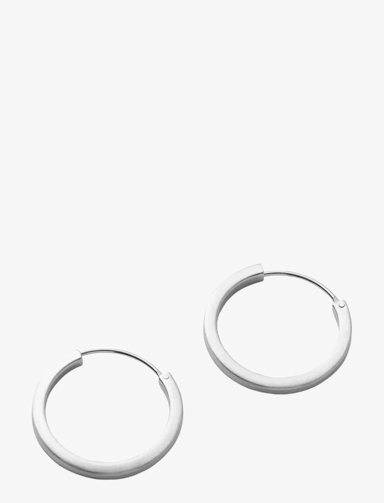 Pernille Corydon - Small Circle Line Hoops - kreolen - recycled sterling silver - 0