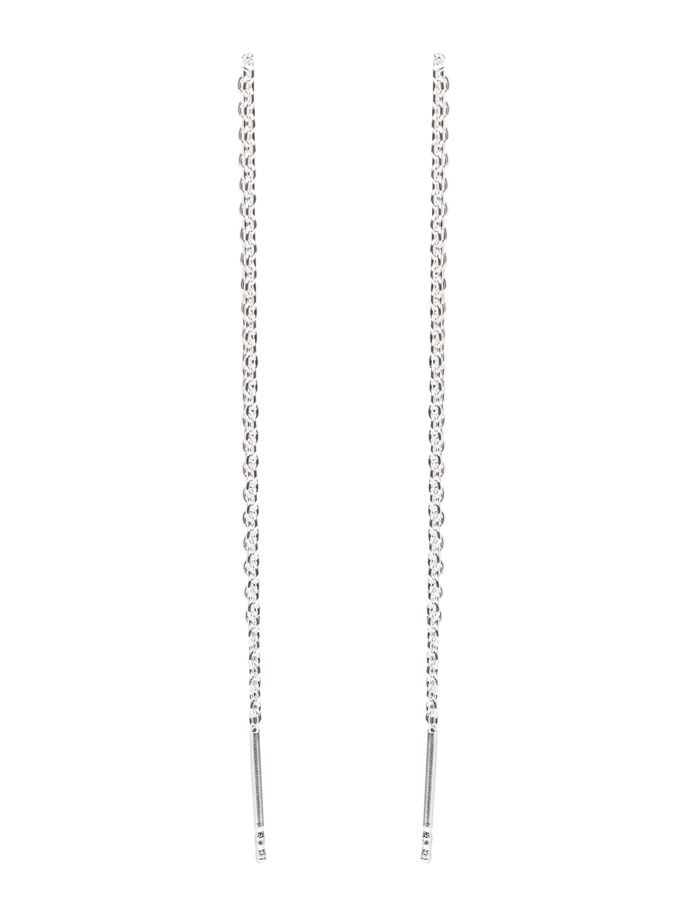 PERNILLE CORYDON Plain Earchains Silber - One Size - Damen
