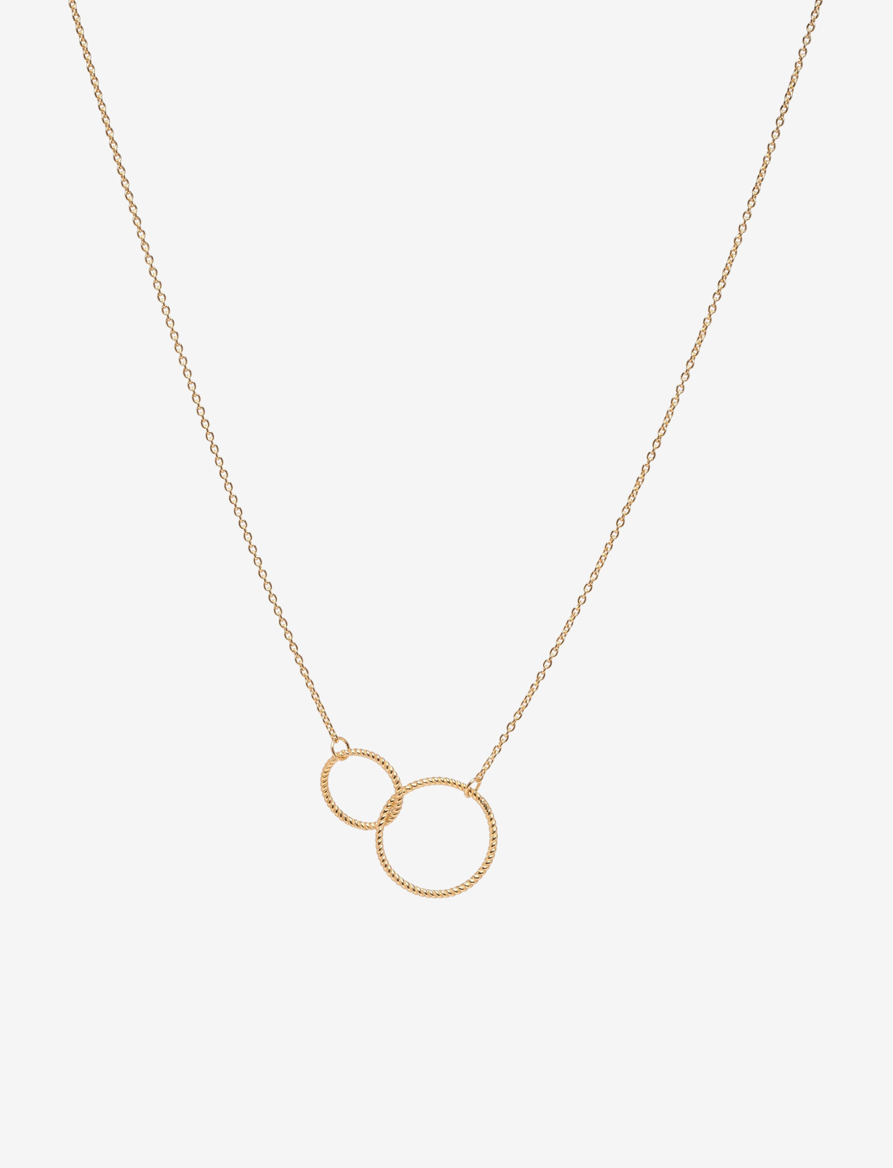 Pernille Corydon - Double Twisted Necklace - halsketten - gold plated recycled sterling silver - 0
