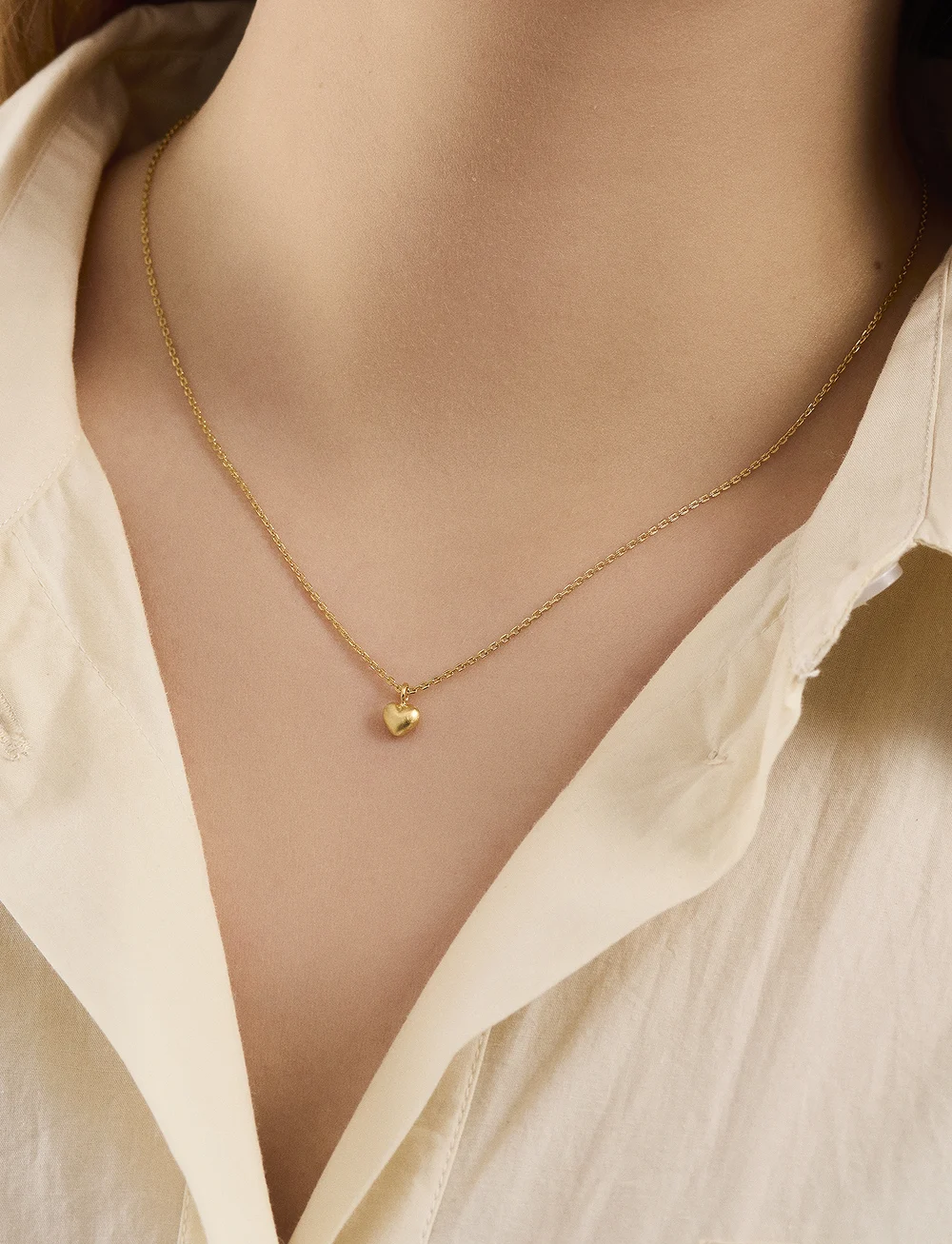 Pernille Corydon - Love Necklace - ketten mit anhänger - gold plated - 0