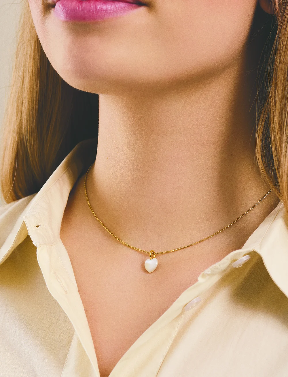 Pernille Corydon - Ocean Heart Necklace - pendant necklaces - gold - 0