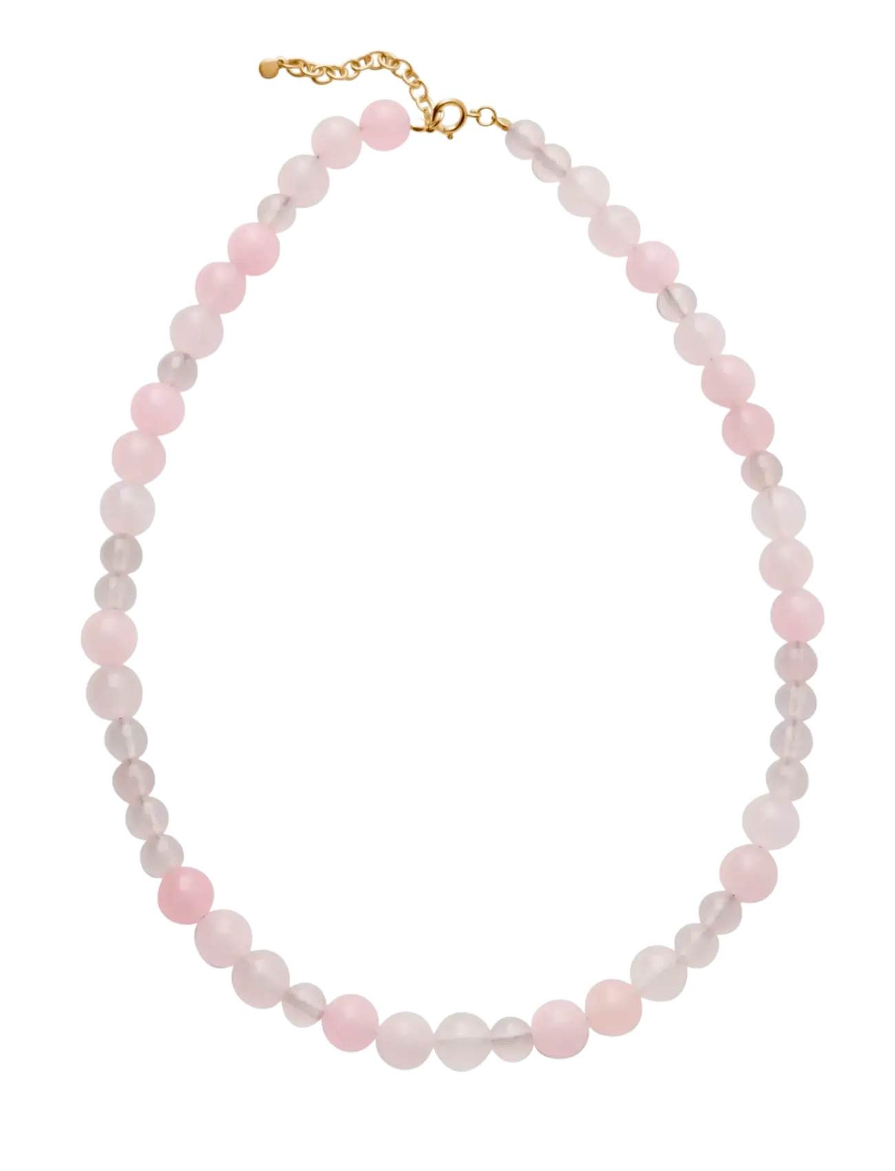 Pernille Corydon Blush Necklace - Wedding guests - GOLD PLATED RECYCLED STERLING SILVER / pink/rose