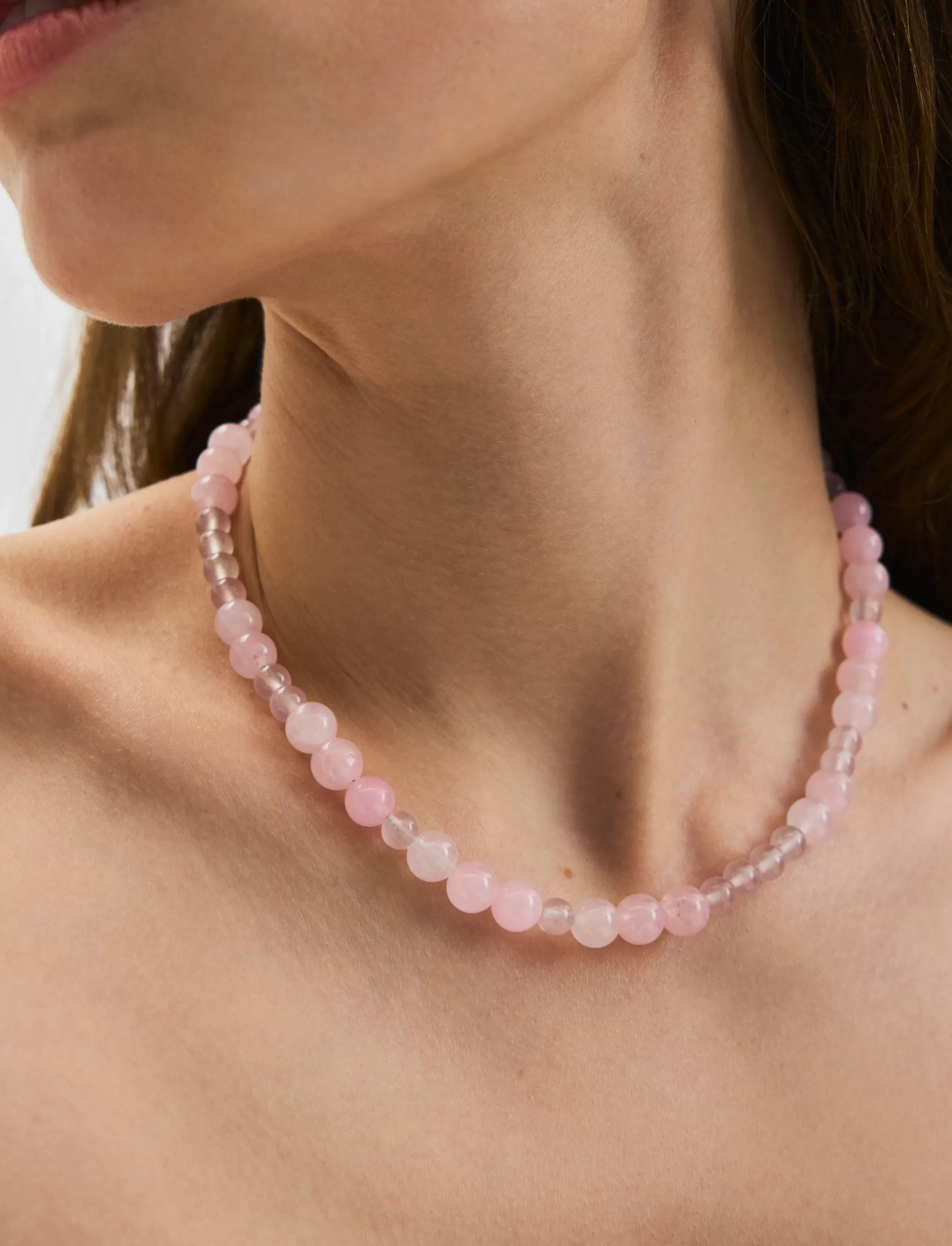 Pernille Corydon Blush Necklace - Pernille Corydon - GOLD PLATED RECYCLED STERLING SILVER / pink/rose