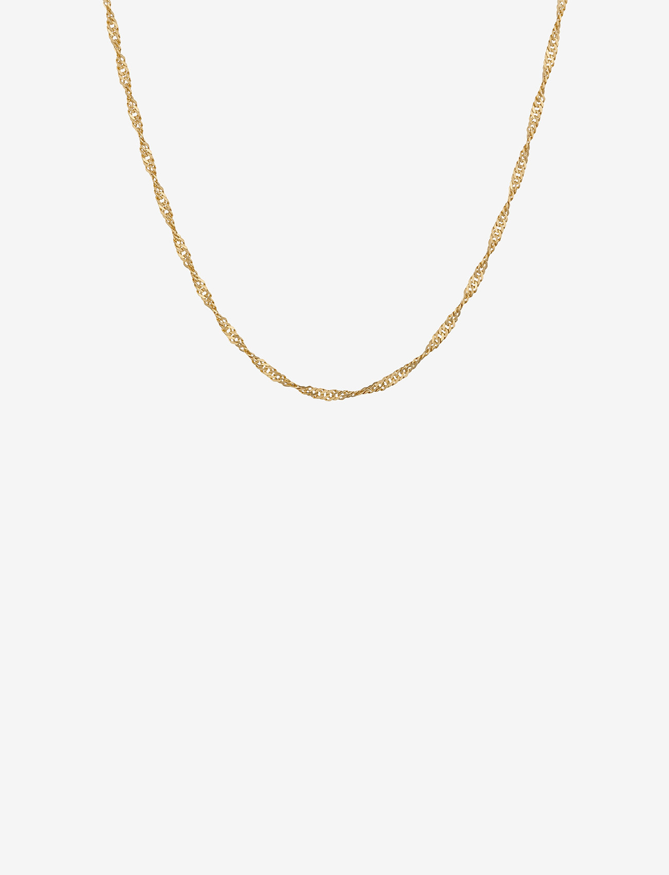 Pernille Corydon - Singapore Necklace 42 cm - halskæder - gold plated - 0