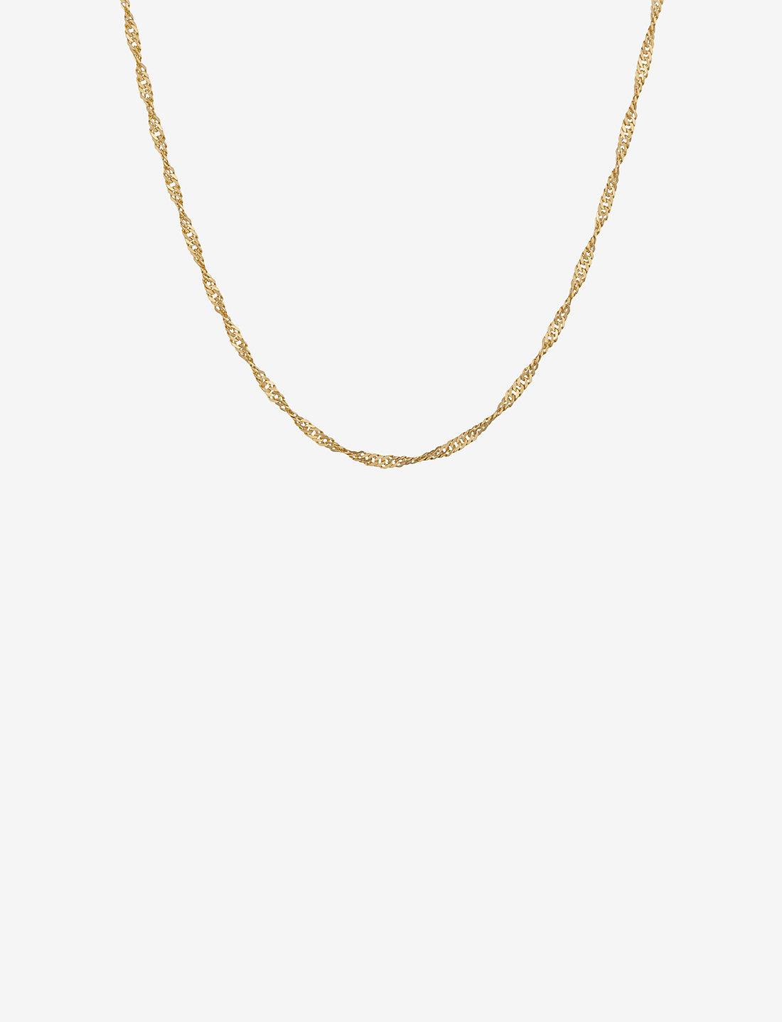 Pernille Corydon - Singapore Necklace 42 cm - Ķēdītes - gold plated - 0