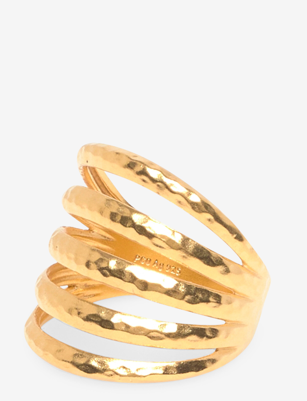 Pernille Corydon - Poetry Ring - ringe - gold plated recycled sterling silver - 0
