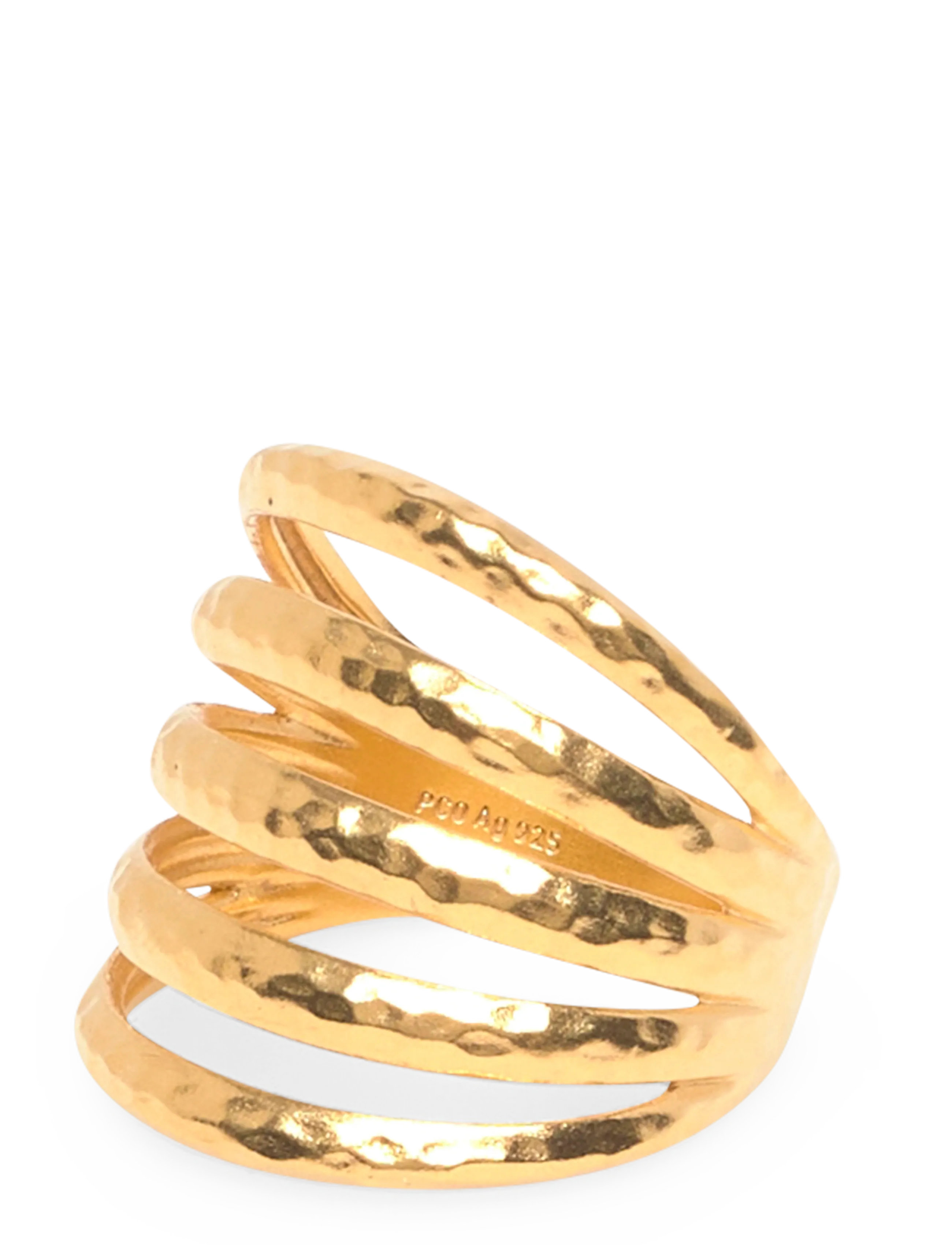 Pernille Corydon - Poetry Ring - ringe - gold plated recycled sterling silver - 0