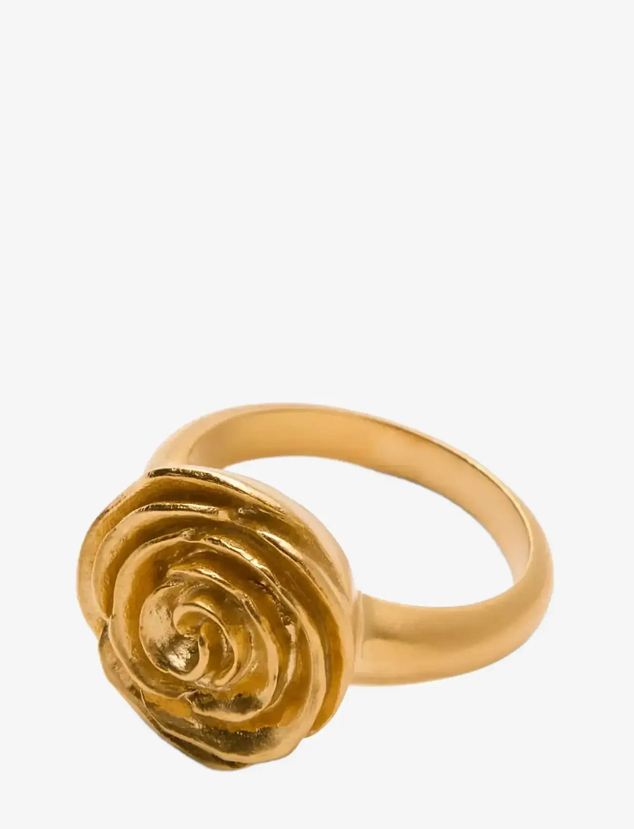Pernille Corydon - Rose Ring - rings - gold plated recycled sterling silver - 1