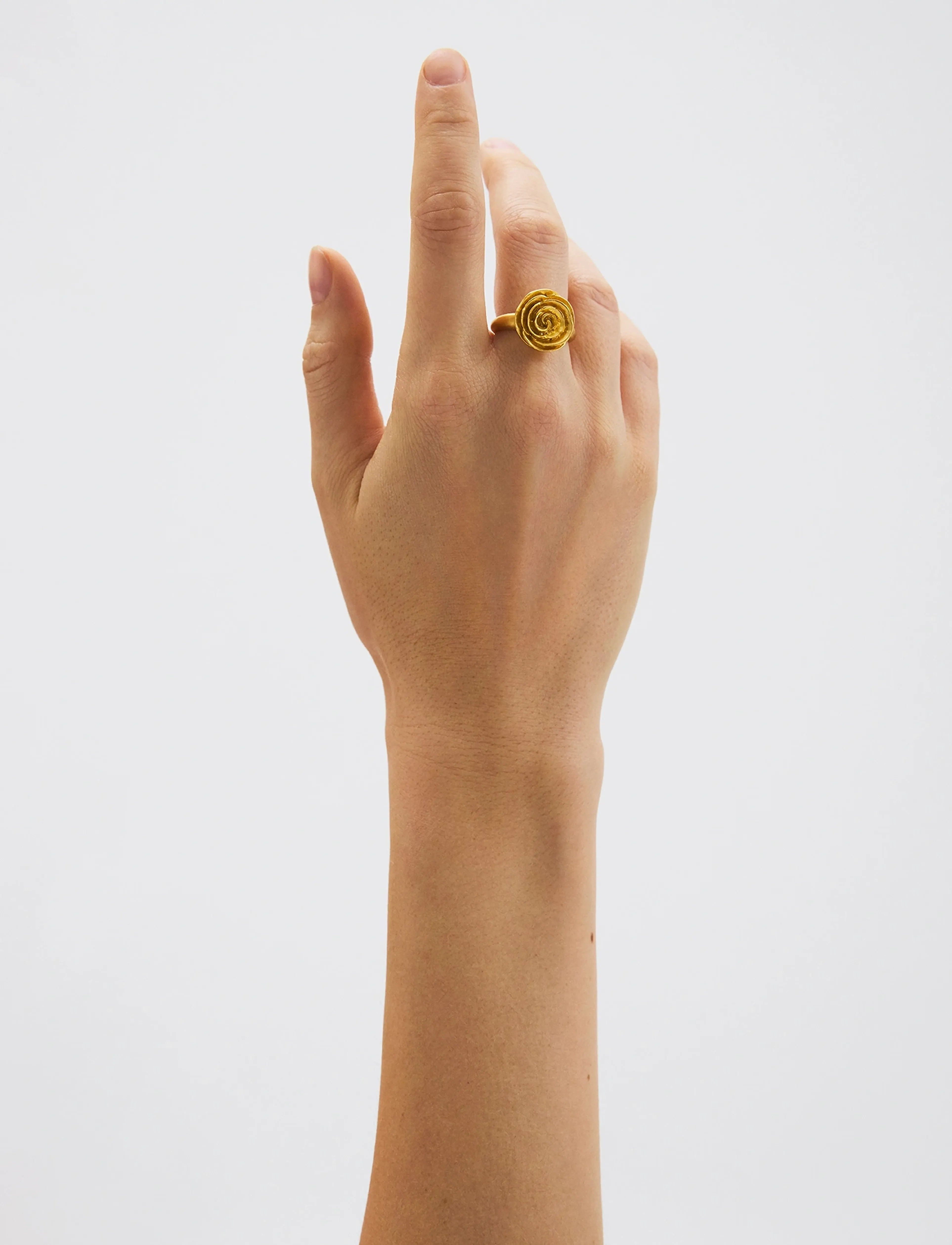 Pernille Corydon Rose Ring - Pernille Corydon - GOLD PLATED RECYCLED STERLING SILVER / gold