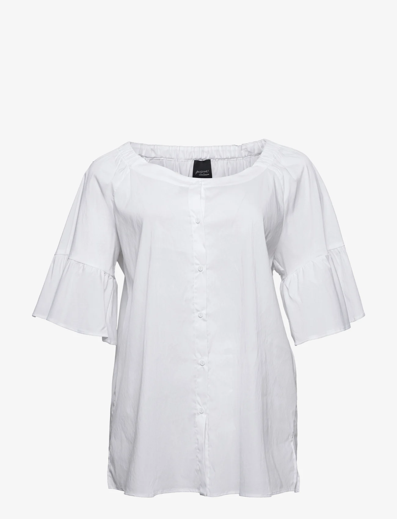 Persona by Marina Rinaldi - FINO - blouses korte mouwen - white - 0