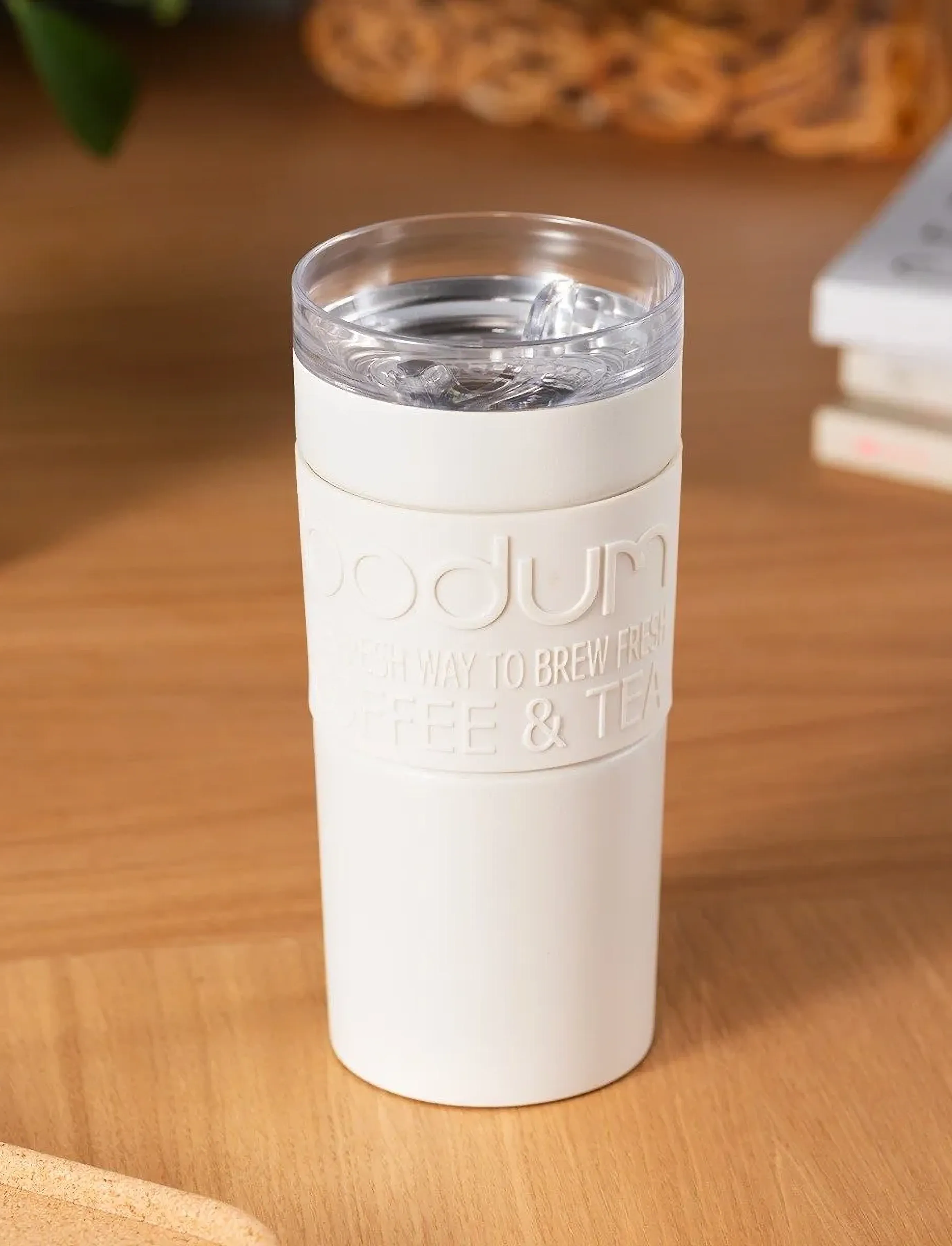Bodum Travel Mug, 0.35 L, Cups & Mugs, Creme - Thermal Cups, Homeware