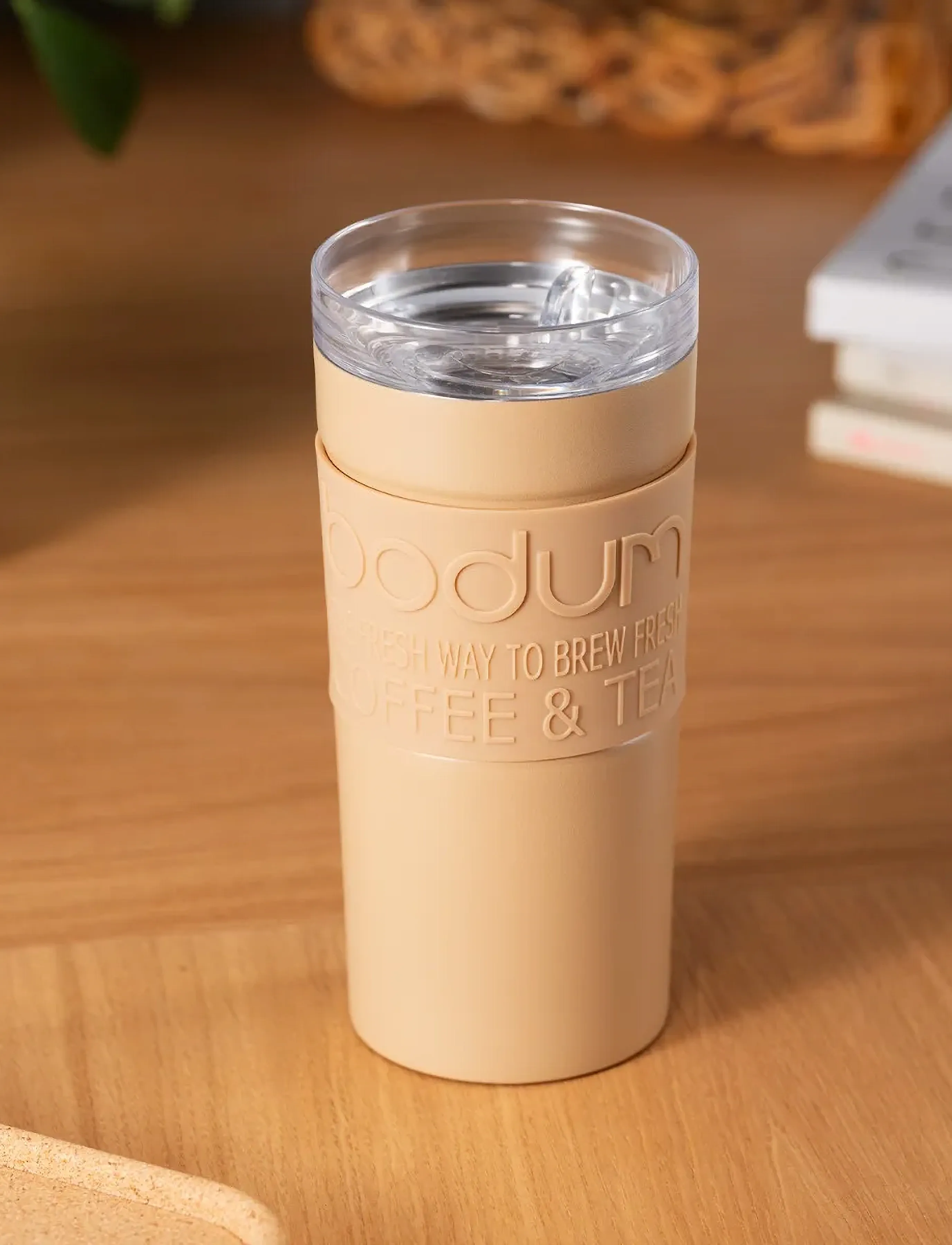 Bodum Travel Mug, 0.35 L, Cups & Mugs, Beige - Thermal Cups, Homeware
