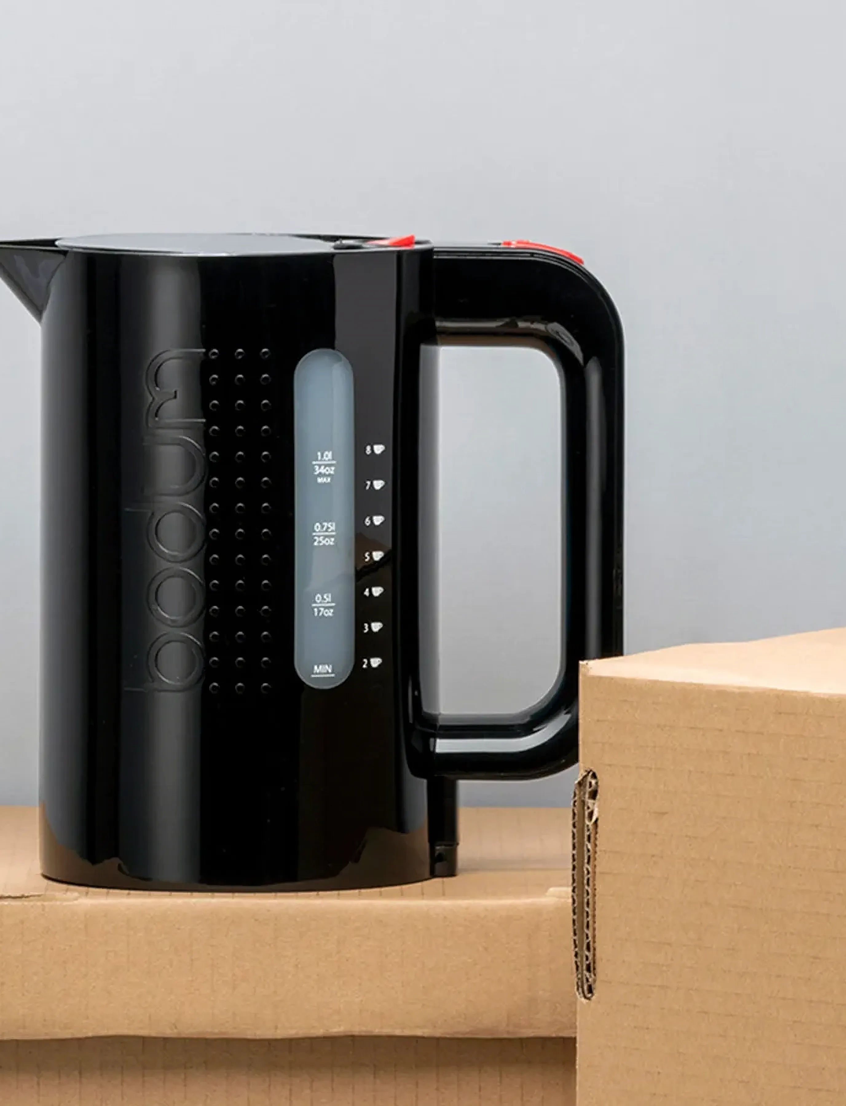 Bodum Bistro, 1 L, Kitchen Appliances, Schwarz - Kettles & Water Boilers, Homeware