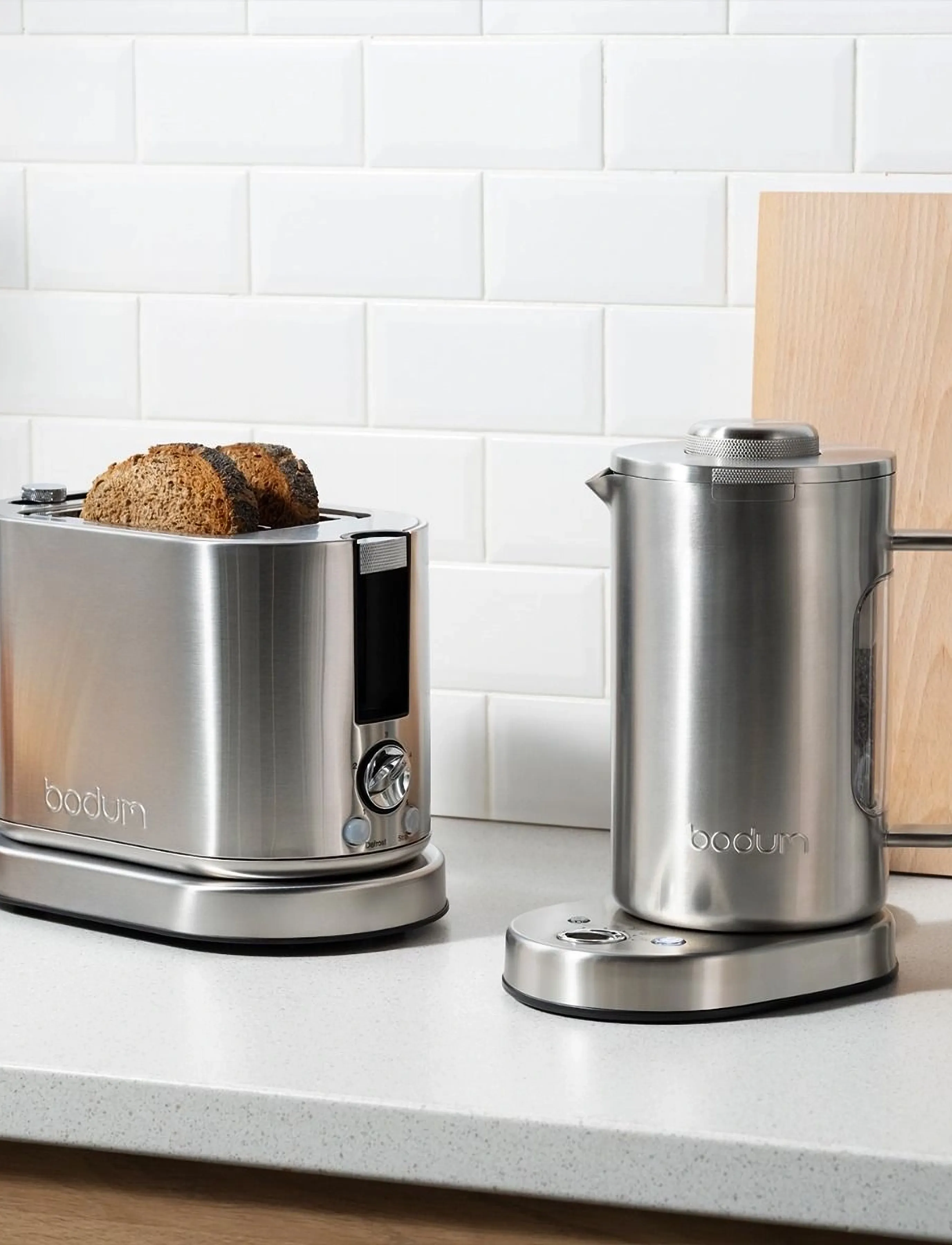 Bodum Bistro, One Size, Silver, Køkkenmaskiner > Brødristere, Unisex