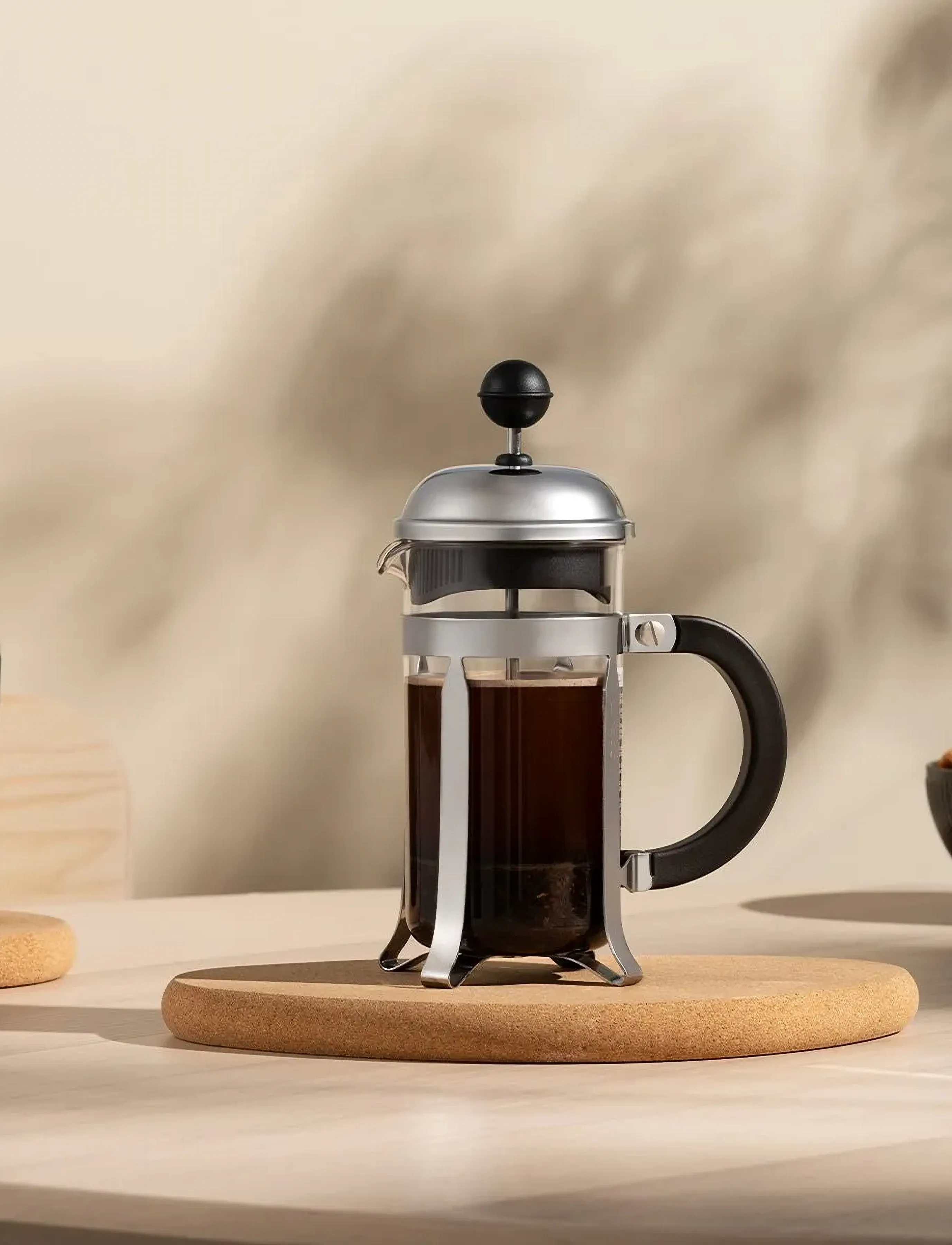 Bodum Chambord, 35 CL, Coffee Makers, Schwarz - Press, Homeware