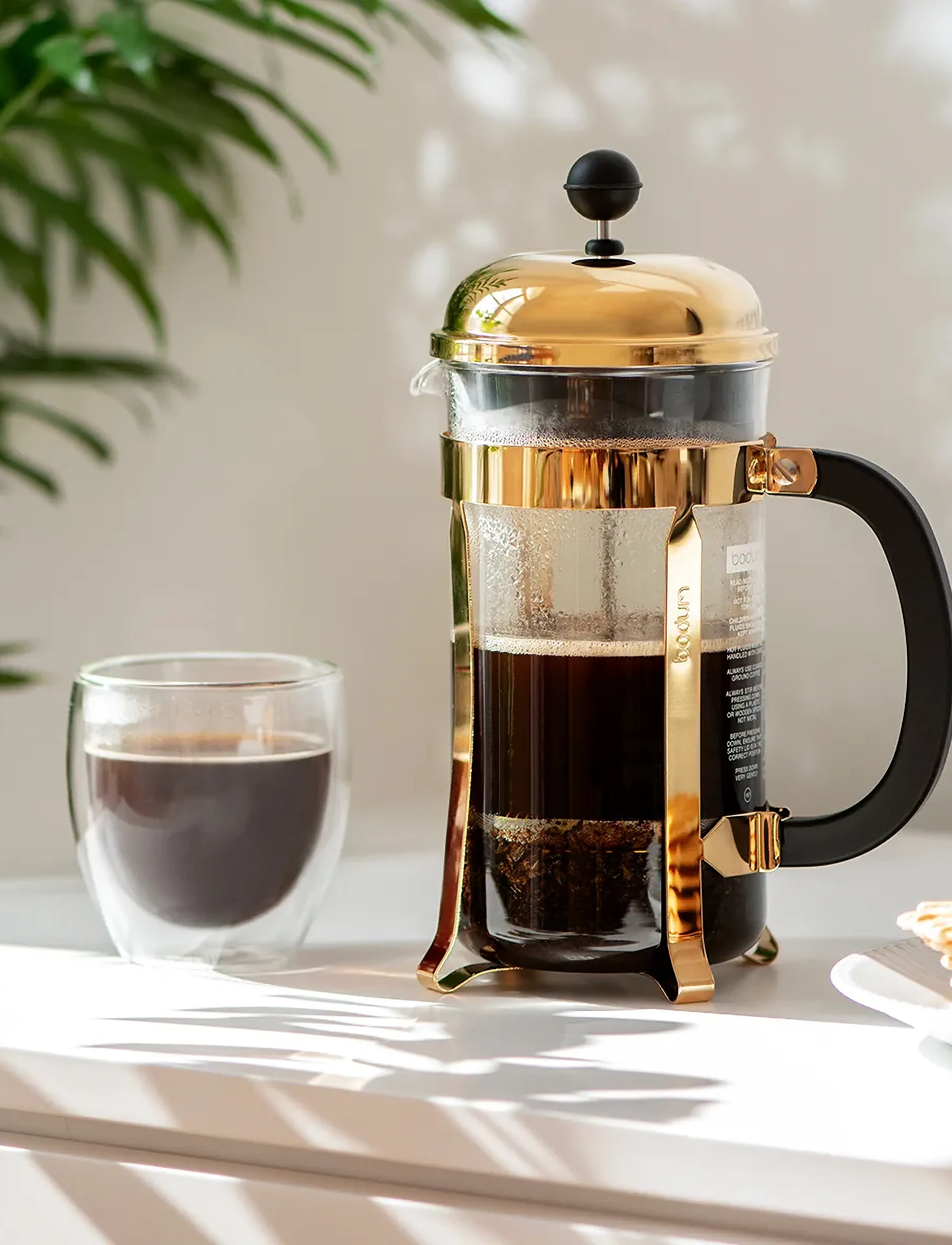 Bodum Chambord, 1 L, Coffee Makers, Gold - Press, Homeware