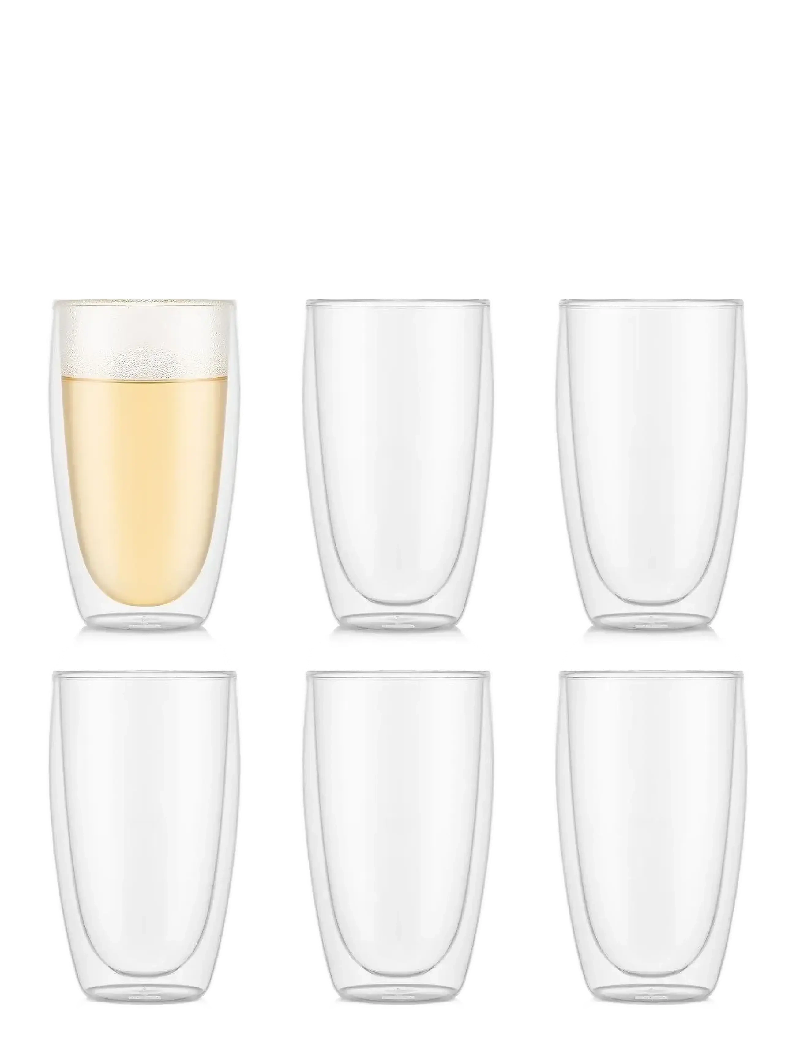 Bodum Pavina, Drikkeglas, Sølv, Str: 45 CL